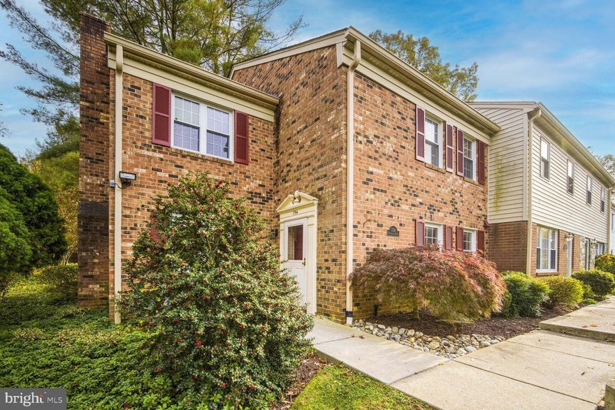 ****OPEN HOUSE CANCELLED ON SUNDAY 11/17 - SELLER ACCEPTED AN OFFER AND CONTRACT RATIFYING NOW.****       Come HOME for the holidays! Good-looking & spacious FULLY RENOVATED 4 bed/2.5 bath ALL-BRICK END-UNIT townhouse nestled in wonderful Plymouth Woods! Three (3) finished floors! MAIN LEVEL: Move-in-ready gorgeous kitchen features quality walnut cabinets, stainless steel appliances (including gas stove for the chef), Silestone composite counters, and built-in worktable which can  also be used for dining.  Gorgeous Brazilian hardwood floors in combo living and dining room, as well as crown molding. Renovated 1/2 bath on entry level. Cozy up to the GAS FIREPLACE in the bonus den with new carpet (wood floor under carpet)! BEDROOM LEVEL:  There are a whopping 4 spacious bedrooms upstairs - a true find among townhouses! Primary bedroom offers en suite bathroom with new shower door, toilet, mirror and lux vinyl flooring. Hall bath also has new lux vinyl flooring and mirror. NEW CARPET on upper level  (with wood floors under carpets upstairs and in den). Fresh new paint on main and upper levels! Newer windows & sliding glass door. LOWER LEVEL: Fully finished basement offers a ton of storage in built-in bank of seating (with storage in the seats) plus a separate built-in shelving storage room! Lower level would make a phenomenal movie/gaming/music room, featuring acoustic sound-quieting wall. Washer & dryer on this level. 

Condo fee covers a lot: GAS, HEAT, WATER, SEWER, POOL, landscaping, snow removal, trash and recycling pickup, ROOF replacement + gutter cleaning - you only pay for electric!!  Pet-friendly - one well-behaved dog, cat or bird allowed (sorry, no pit bulls per association rules). Plymouth Woods is a beautifully-landscaped community featuring an Olympic-sized pool and nice playground on site. Off-street parking is ample and free. Additional nearby street parking will make guest parking a breeze when you host your housewarming party :).

The home is nestled in the heart of a lush, quiet and commuter-friendly Rockville neighborhood with 3 neighborhood parks nearby, featuring so much refreshment for your mind and body: indoor swimming pool, skate park, ball fields, tennis & volleyball courts, fabulous play structures, and a pond with gazebo. Local shopping and restaurants just a few blocks away with Carmen's Italian Ice, Hard Times Chili, Dunkin Donuts, specialty groceries and more!  Neighborhood elementary school offers a unique and coveted language-immersion program! Commuter's dream: Close to 270, 355, 495, while still nestled in a leafy-green & quiet community. It's only 1.5 miles to Rockville Town Square and the Rockville Metro!  Montgomery College is right next to the community.         

The seller is an original owner in Plymouth Woods, and has lived here for over 56 years, while continuously upgrading and improving this lovely home with quality products & finishes (including adding the gorgeous Japanese maple in the front yard). This property is approved for the following financing: Conventional, VA, FHA and Cash. You'll find this beautiful and spacious townhouse to be an absolute gem!