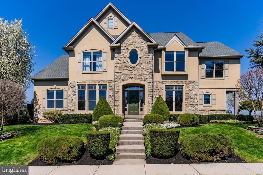 Experience luxury living at its finest in this stunning 5-bedroom, 4.5-bathroom home offering over 5,000 square feet of beautifully designed living space. From the moment you step into the grand two-story foyer, you’re greeted by soaring ceilings and an abundance of natural light that flows effortlessly throughout the home.  The main level features impressive 10-foot ceilings, complemented by a breathtaking 14-foot ceiling in the great room, creating an open and airy atmosphere perfect for both everyday living and entertaining. Rich hardwood floors span the entire first floor, adding warmth and elegance to every space.
At the heart of the home, an expansive wall of windows showcases picturesque views of the backyard oasis—complete with a stamped concrete patio and a heated, in-ground saltwater swimming pool, all enclosed by a fenced yard that backs to a peaceful open field for added privacy and tranquility.
Designed with both style and function in mind, the home includes a spacious friends’ entrance leading to a large laundry room with abundant cabinetry and storage. The gourmet flow continues with a charming coffee station and a butler’s pantry, perfect for hosting and daily convenience. A private office with stunning glass double doors provides the ideal work-from-home space.
Upstairs and beyond, all bedrooms feature walk-in closets equipped with custom California Closet systems and automatic lighting. The luxurious primary suite boasts dual walk-in closets for ultimate organization and comfort.  The fully integrated indoor and outdoor entertainment system ensures seamless enjoyment throughout the property, while solar panel lighting enhances the exterior with efficiency and ambiance.
The finished basement expands your living space even further with a dedicated gym, full bathroom, and ample unfinished storage.  Completing the home is a spacious three-car garage, NEW ROOF (12/2024) and NEW FURNACE AND A/C (2025), rounding out this exceptional property that perfectly blends sophistication, comfort, and modern convenience.  All of this right in the heart of Hampden Township, Cumberland Valley schools and within minutes to all shopping and restaurants.