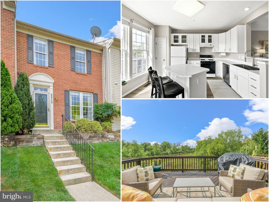 Lucky you, this gem is back on the market - buyers terminated based on HOA docs! Welcome to 6810 Delafield Court, situated on a cul-de-sac in Ballenger Crossing. This townhome is ready for you to move in and start living. The HVAC and hot water heater have been replaced in the past 2 years for your comfort. Main level has pergo (water resistant and scratch resistant) flooring throughout. Kitchen has an island and additional space for a dining table. Upstairs you'll find 3 bedrooms, 2 full bathrooms and brand new carpet. The primary en-suite has a walk-in closet. The lower level is fully finished for additional living space with a full bathroom and walks out to your private and fully fenced back yard. Relax on your deck in the evening and enjoy the open space beyond your backyard. You don't want to miss this one!