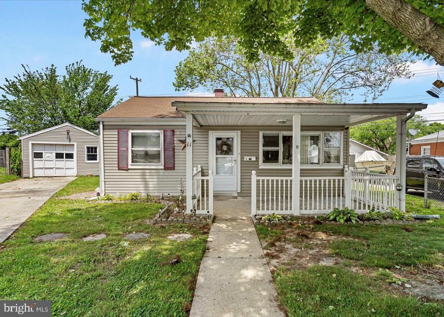 *Back on the market. Buyer financing fell through.* Welcome to this charming one-level home with three bedrooms and one bath, ready for your personal touch. Situated in the desirable, Aero Acres neighborhood, this property offers a fantastic opportunity for those looking to renovate and create their dream living space. The interior has an open layout that will allow for seamless flow and easy customization. Bring your creativity and envision the possibilities that await. 
The exterior features a large, fully fenced rear yard, new patio and a driveway with parking for three cars. Additionally, a detached one car garage provides extra storage or can be used as a workshop or man cave. 
Located in the heart of Middle River, this home offers a convenient and sought after location that's close to schools, parks, shopping centers and major transportation routes. Don't miss out on this incredible chance to make it your own and create lasting memories. Schedule your showing today. 
*Roof replaced in 2017, leaf filters and rear patio 2019, new furnace/chimney insert, new oil tank, new storm/inside doors, new siding back of house 2020*