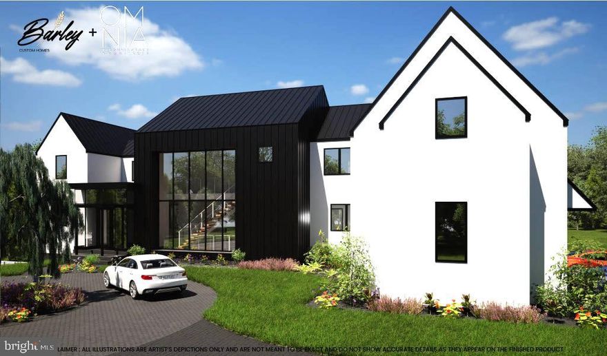 Introducing The Oaks at Cedar Hill, a prestigious custom home development that redefines luxury living in Lower Gwynedd Township. Built with exceptional craftmanship by Barley Custom Homes, this distinctive locale consists of three, rare 4 acre lots surrounded by mature trees, offering a tranquil setting ideal for your dream home. Each spacious lot provides ample privacy and customization options, perfect for outdoor activities or gardening. Enjoy the serenity while remaining conveniently close to local amenities. With limited availability , these unique parcels present a valuable investment opportunity in a peaceful setting. Residents of The Oaks at Cedar Hill benefit from the highly esteemed Wissahickon School District, ranked among the top 25 in Pennsylvania, ensuring opulent living combined with top-tier learning. The Sequoia Model exemplifies modern elegance and superior craftmanship, offering approximately 5072+/- square feet of breathtaking contemporary design. Approaching the home, you'll be struck by its towering glass windows, which invite abundant natural light and create an open, airy atmosphere within. Entering through the foyer, you're greeted by floating stairs, an art wall, and an open floorplan that guides you effortlessly to the heart of the home- a gourmet kitchen. This chef's dream is outfitted with Wolf Sub Zero appliances, quartz countertops, a 10-foot island and custom cabinetry by Village Handcrafted Cabinetry. Adjacent to the kitchen the breakfast area opens to a covered porch, while the nearby two-story great room offers a cozy yet open sanctuary. A striking stone fireplace centers the room, flanked by expansive windows that illuminate the space and provide sweeping views of the backyard- a tranquil retreat with an outdoor terrace, perfect for savoring the landscape and relaxing outdoors.
The first floor, with its impressive 10-foot ceilings, also features a formal dining room, a study, an additional versatile room that can serve as a bedroom or playroom, and a mudroom with convenient access to the three car garage. Upstairs, comfort and style continue with three spacious bedrooms- one with a private ensuite and two sharing a Jack and Jill bath- all designed with high-end finishes and ample storage. The primary suite is a luxurious haven, complete with a spacious layout, tray ceiling, walk in closets, a private balcony, and a spa like bathroom for ultimate relaxation. The Oaks at Cedar Hill is more than a luxury community, it's a place where discerning buyers can bring their unique visions to life. Offering dynamic customization options and an an expert design team included with every purchase, Barley Custom Homes ensures that each residence is as distinctive as the homeowner. With a reputation for excellence, they bring a flawless blend of premium materials, exceptional craftmanship, and design expertise to every home, establishing The Oaks at Cedar Hill as the ultimate choice for luxury living in Lower Gwynedd Township. Now's your chance to acquire one of these exquisite new construction homes- Don't' miss out! Each lot is fully customizable, choose from several of our design home plans. Please note that pictures are from the builders previous work.