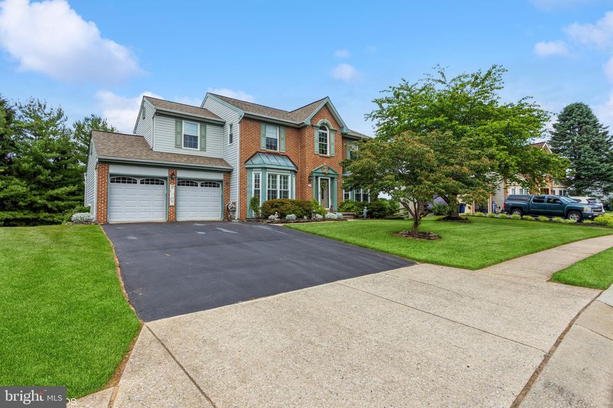 Located in Diamond Hills this meticulously kept brick front colonial, on nearly half an acre,  is close to schools, hospital, and many health care providers, shopping and restaurants.   Upon entering you will find hardwood floors throughout much of the main level including the foyer, dining room and family room.   The  recently upgraded  kitchen has granite tops and back-splash, a 5 burner gas stove, island with seating and tile flooring.   A few steps away is the family room with wood-burning fireplace and vaulted ceiling, plenty of natural light and access to the huge deck.    On the 2nd level  there's a primary bedroom with updated en suite, 3 more nice sized bedrooms and a hall bath.  The finished walk out lower level has a rec room, a bar, space for a pool table, a half bath and leads to the covered concrete patio, a pre-wired space for a hot tub and the back yard is complete with  a fire pit and a shed with electricity.  The seller has maintained this home so well.  There's even  replacement windows and a roof that is only 6 years old.  You won't want to miss this one!