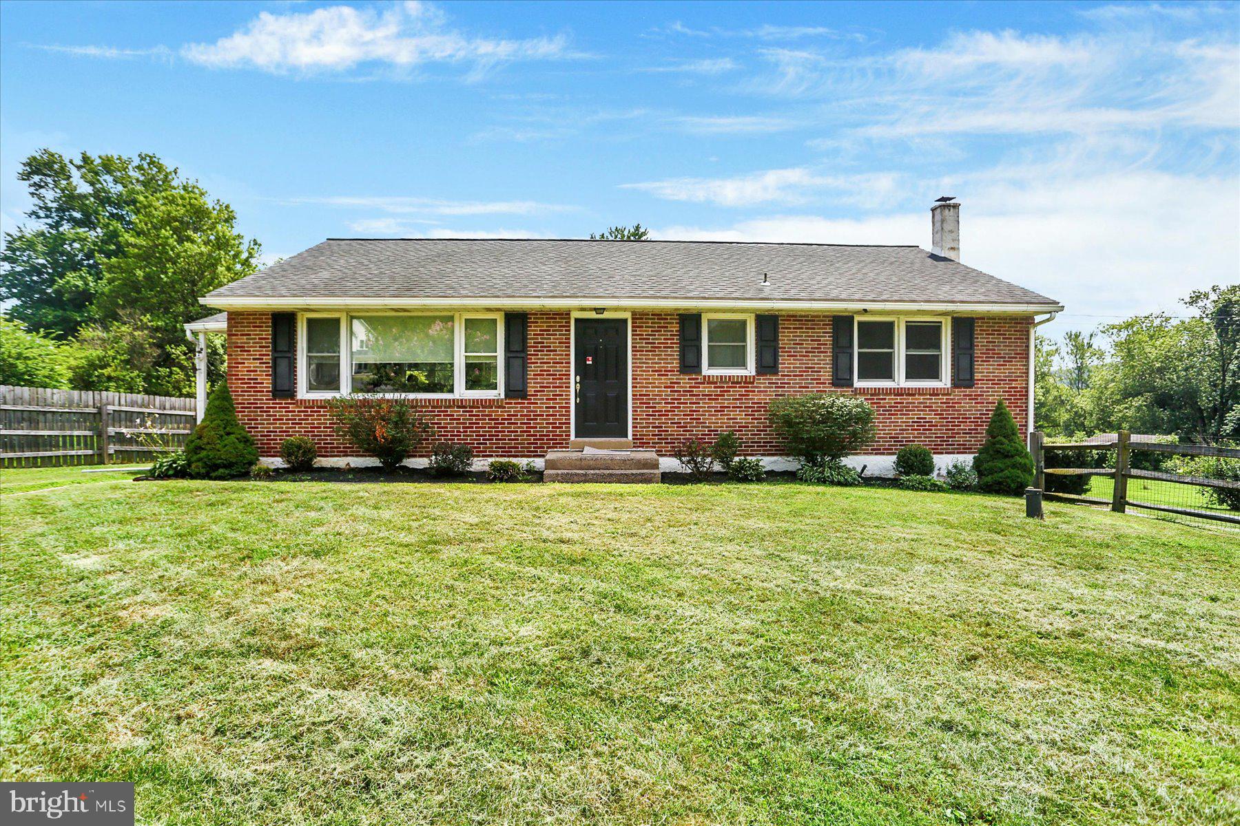 Located in the Historic Coventryville District, welcome to this beautifully updated 3-bedroom, 2-bath brick-front raised ranch offering the perfect blend of classic charm and modern upgrades. Situated on a serene lot, this home has been meticulously maintained and thoughtfully enhanced to meet today’s lifestyle needs.
Completely renovated in 2018, the home boasts a modern kitchen with updated cabinetry, countertops, and appliances, as well as two stylishly redone bathrooms. Additional major upgrades include a new sand mound, new roof, energy-efficient windows, vinyl siding, refinished hardwood floors, interior and entry doors, garage door with opener, and a sand mound septic system.
The basement has been enhanced with a french drain system and Drylok-painted walls, offering peace of mind and the potential for additional living space or storage.
Recent improvements since 2018 include new generator, HVAC system, water heater and upstairs dryer. Adding even more value, a charming split rail fence in the front yard and a private balcony off the main bedroom—perfect for your morning coffee or evening unwind.
Don’t miss the opportunity to own this move-in ready gem that combines quality updates, thoughtful features, and timeless curb appeal. Bedroom #2 can have the wash/dryer, sink removed and the wall restored to its original condition if you prefer. There is also a washer a dryer in the basement.