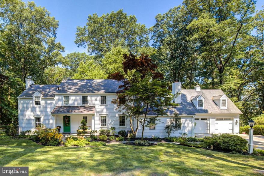 Recently renovated inside and out with new functionality, and updated fresh, transitional design. The current homeowners thought this was their "forever home" and invested nearly $450,000 in updates and improvements in the last five years - and now they've been transferred out of state!  A partial list of improvements include new Hardi-Plank siding (replacing vinyl); 38 new energy-efficient windows; new Natural Gas HVAC (the main house was previously oil);  newly renovated Luxury Master Bath (carrara marble tile, new custom vanity, over-sized shower and heated floor); newly renovated Children's Bath (new vanity and fixtures, new tile and heated floor); Whole House Generator;  and a stunning new "All-Season" Room addition (with separately zoned HVAC and heated flooring).  An extra bonus is the newly renovated Nanny/ In-Law/ Guest suite above the garage with a freshly renovated full bath, new flooring and lighting. (Nanny Suite has separate HVAC and hot water.) The updated Eat-In Kitchen opens to a sunny Breakfast Room, and features a large Island (with seating area and storage), a convenient coffee bar/ butler's pantry and Stainless Appliances (including a newer Sub-Zero refrigerator and Thermador Induction Cook-Top).  The adjacent Family Room was designed by local architect Warren Claytor, evoking the charm of Chester County with a wood-burning fireplace with stone surround, custom-built ins with cozy window seats. (Don't miss the wet bar with copper sink and beverage fridge.) Hardwood floors extend throughout the main living level and second floor bedrooms (accessible by front and backstaircases). The 1.56 acre private lot has the perfect balance of sun and shade, with grassy space for play-sets and sports equipment, and plenty of space to add a pool if that is in your future plans. Enjoy quiet evenings on the lovely flagstone patio with waterfall and pond.  (Open the kitchen windows and listen to the peaceful sounds of that waterfall anytime you want!) The Daylight, Walk-Out Basement is partially finished with play space and a powder room, plus unfinished storage.  Located in the sought-after Conestoga-Woodlea neighborhood, within walking distance to top-rated TE schools, the commuter train and charming town of Berwyn.  Quick settlement possible!