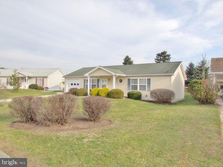 Enjoy the convenience of single story living in this wonderful home located in Swatara Village, the 55+ Community. New flooring, nicely painted, 2 WIC's, spacious rms, lovely kitchen w/custom pantry, laundry rm w/washer & dryer included, & oversized 1-car garage. Association cost of $99 per month includes snow removal, trash, usage of the community center, library, driving range, etc. This home is handicapped accessible!