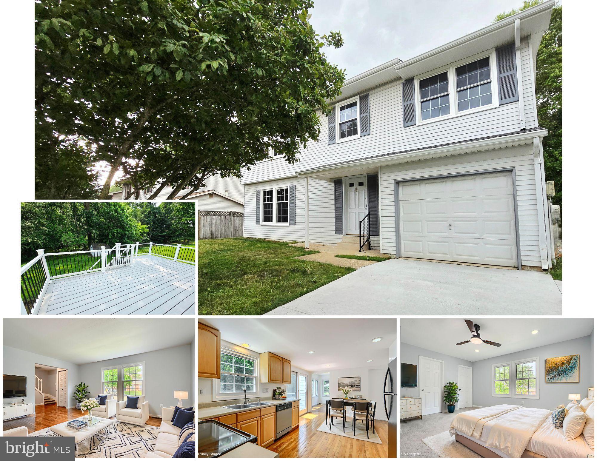 Discover the perfect blend of comfort & convenience in this newly updated Crofton Meadows garaged home. Enjoy the rare opportunity to own a home that doesn't back to another home, where you can take in the sights and sounds of nature, straight from your private deck and a backyard. 1720 Denton Court backs to dense woods - owned by Crofton Crest HOA, marked "owned open space".
Step inside to find beautiful hardwood floors adorning the entire main level and a blank canvas that offers a traditional floor plan, without sacrificing living space. The large living room flows from the foyer to the separate dining room, while the eat-in kitchen adjoins the sunroom that offers versatility to suit your needs.Â
Not only does this home offer four upper level bedrooms; it uniquely presents two primary size bedrooms - both with en suite bathrooms that exude modern elegance and a smart design. Relaxation and entertainment can carry on to the finished lower level, to an in-home office/den/free space and a bright open family room that leads to a walk-out level patio.
Significant upgrades include 2025 Roof (with transferable warranty), new windows, all upper level renovated bathrooms, 2025 attic insulation, replaced rear deck and replaced carpet throughout.
Crofton Meadows has a low annual HOA fee and is surrounded with an array of amenities, charming views, shopping centers, making this community and home a prime location.
All offers will be reviewed upon receipt and will be open to negotiations.
