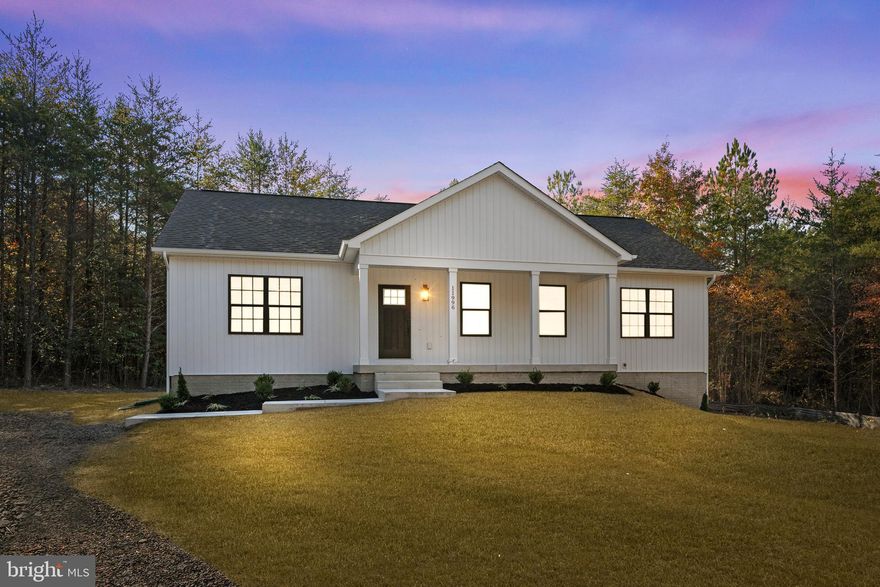 Completed new construction  ready for its first owner! Welcome to the Boxwood, located on a peaceful 5acre lot! Simple, yet elegant, this modern reinterpretation of country-chic is the perfect home in which a young family can grow. The Boxwood’s open floor plan creates a bright and airy atmosphere. Each home is expertly fashioned with a luxury master bathroom, farmhouse sink, exposed natural beams,  and much more to give it a uniquely custom feel. Gorgeous 5 bedroom 3 full bath ranch home!  Granite countertops and stainless steel appliances in the kitchen. Tons of upgrade throughout the home- free standing tub, hardwood floors, custom look light fixtures, and gorgeous tiles! A completely finished basement provides another bedroom, full bath, and a large recreation area! You don't want to miss this one!