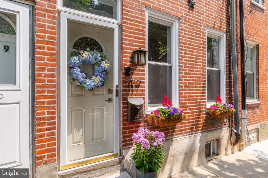 Experience the enchantment of Northern Liberties in all its splendor! Tucked away on a serene street, this home grants you tranquility while being just minutes away from the vibrant offerings of the area. Indulge in the abundance of coffee shops, restaurants, groceries, and bars that are right at your fingertips.

Prepare to be captivated as you step into this thoughtfully updated home, boasting a fresh coat of paint and beautifully refinished wood floors that gleam with perfection. The meticulously remodeled kitchen beckons you, featuring ample cabinetry and recently updated modern stainless steel appliances that will ignite your culinary passions. Take a moment to unwind on the private patio.

Ascending to the second floor, discover two inviting bedrooms accompanied by a tastefully remodeled bathroom nestled in the hallway. Ascend further to the upper floor, where a third bedroom awaits, providing versatility and space.

The unfinished basement presents an ideal storage space for your belongings, housing mechanicals and accommodating a convenient washer and dryer. With newer gas heating and central air conditioning, this home is  specially equipped with temperature controlled rooms to keep you comfortable year-round. The charming brick facade, freshly painted interior, and refinished wood flooring contribute to the irresistible allure of this abode, ready to embrace its new owners with open arms. Possible VA Assumable mortgage at 3.375 for qualified Buyers.