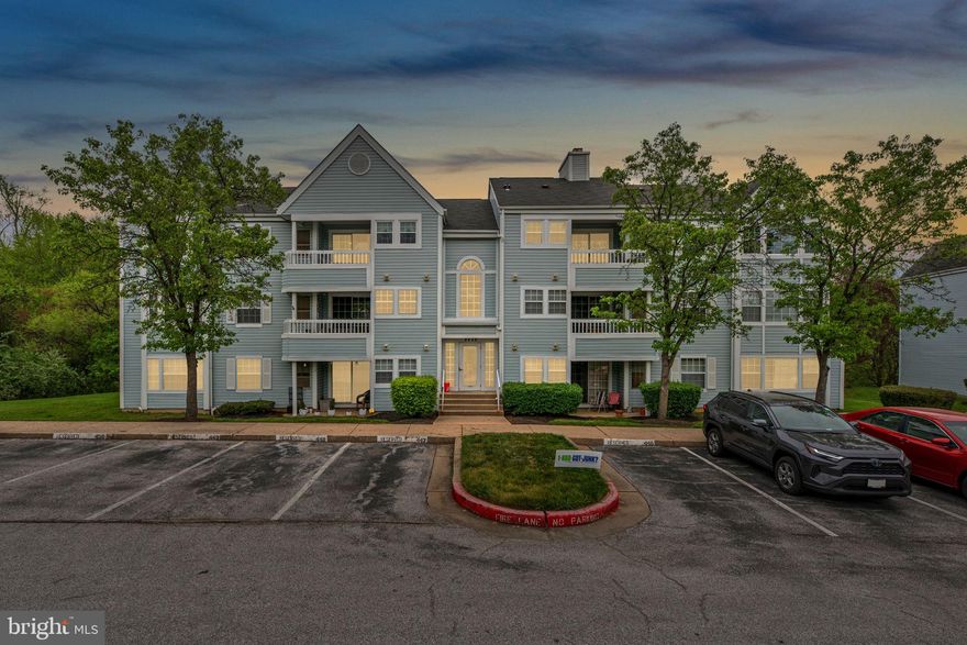 Welcome to 8489-L Falls Run Rd – a beautifully updated penthouse condo in the heart of Ellicott City’s sought-after Falls Run community! This light-filled 2-bedroom, 2-bath top-floor unit features soaring vaulted ceilings, updated vinyl windows, and gorgeous Brazilian cherry hardwood floors throughout the main living spaces. The spacious living room opens to a private balcony and flows seamlessly into a separate dining room with crown molding—perfect for entertaining.

The updated kitchen boasts white cabinetry, granite countertops, and modern appliances. Both full baths have been tastefully renovated, and the primary suite offers hardwood floors, cathedral ceilings, a soaking tub, walk-in closet, and ensuite bath. Additional features include in-unit washer/dryer, neutral paint in 2023, and abundant closet space.

Enjoy peace of mind with a secure entry building, one reserved parking space, and ample overflow parking. The HVAC was replaced in 2023, and the hot water heater was updated in 2022, ensuring energy efficiency and comfort and the windows have also been updated to vinyl energy efficient windows. The community includes a pool and tot lot, with exciting exterior renovations scheduled over the next two years.

Move-in ready and ideally located in the best spot within the community—don’t miss this opportunity!