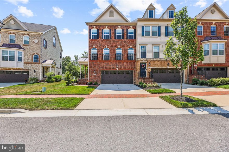 This will feel like home! Stunning end unit townhome, with over 2500 sq. ft. of living space, in the coveted Beechtree community exudes the pride of homeownership.  At just six years old, this home has been thoughtfully designed, upgraded, and well-taken care of...ready for its new owners to turn the key, walk in and love right away. The main level, accentuated by custom molding throughout (ceiling, wall, chair railing, and windows),  defines open-concept living: expansive living room/dining area that flows into the kitchen, which is highlighted with both a large island and a peninsula. The kitchen also features stainless steel appliances, granite counter tops, a sizable walk-in pantry, and a convenient alcove/nook. Step on to the deck and enjoy a picturesque view that's difficult to turn away from.

The upper level houses the primary bedroom and bathroom, with its double-vanity sink, stand up shower, and private water closet. Laundry is made easy with the elevated, front-loading washer and dryer. Two additional bedrooms and a hall bath with a tub and extended-length vanity complete the upper level.

The lower level offers another spacious layout, perfect for use as entertainment, game room, or play area, and includes a third full bathroom. Sliding doors allow for access to the rear yard space. Entry into the home from the garage welcomes you to a large mud room and additional closet space.

As a resident of Beechtree, you will love the amenities it has to offer from its recently updated clubhouse, to its massive swimming pool to the many outdoor recreation options of golf, tennis, soccer fields, walking paths, and tot lots/playgrounds.

Don't miss your opportunity to schedule an appointment to view this one-of- a-kind gem.