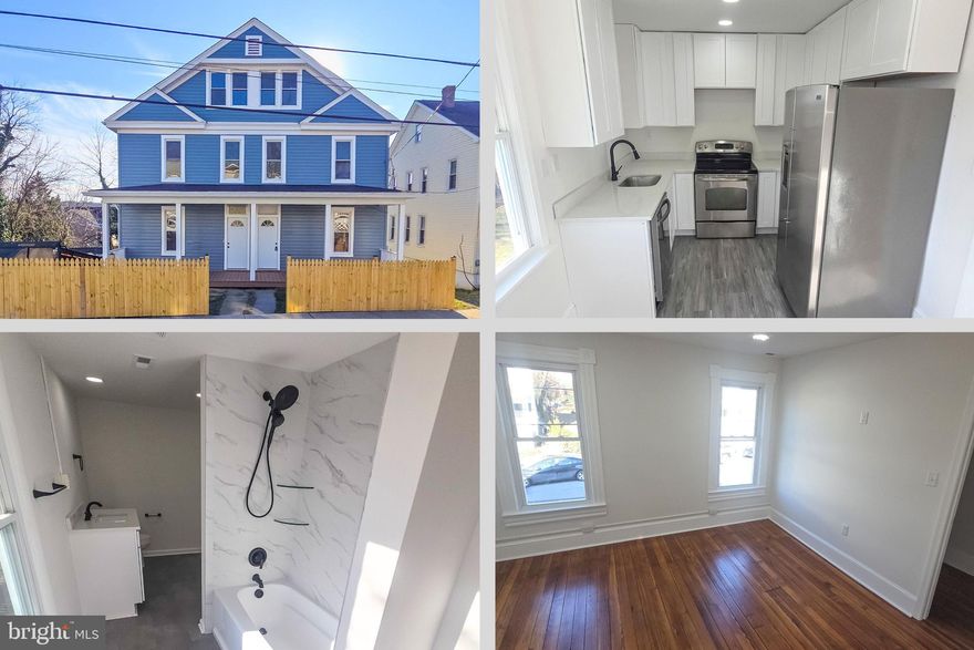 Welcome home to 6 & 8 E B Street! This incredible fully renovated duplex offers two 4 bedroom 1 1/2 bathroom homes! Each portion of the home offers a similar layout. The main level features a living room, dining room, gorgeous kitchen with eat-in breakfast nook, and a half bath. The first upper level offers 3 bedrooms and a full hall bath. The second upper level offers a spacious 4th bedroom. Then the lower level offers a rec room and laundry. Beyond all of the stunning cosmetic upgrades you can see, the property also has all new plumbing, electrical, a brand new roof and HVAC units. Both homes are truly turnkey and individually metered for utilities. Don't miss your chance at this amazing opportunity!