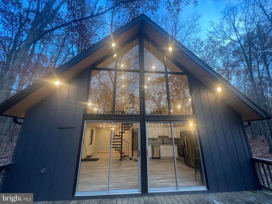 Private Turn key A frame in awesome location.  Circle Drive Way.  New flooring, paint and trim.  Beautiful quarts countertops.  Brand new stainless steel applicants.  Perfect 2nd home or Air B&B.  Professional photos next week.  This will sell quick.