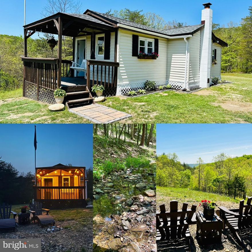 COME AND SEE THIS WV MOUNTAIN CHARMER THAT OFFERS THE VIEWS AND PRIVACY THAT EVERYONE HOPES FOR IN A PROPERTY. THE PROPERTY OFFERS A STREAM, TRAILS, AND A LARGE OPEN YARD THAT IS IDEAL FOR ENTERTAINING FAMILY/FRIENDS AND NIGHTS SPENT STARGAZING. THE BONFIRE PIT AND COVERED FRONT PORCH OFFER OUTDOOR SPACES TO TAKE IN THE FRESH AIR AND ENJOY THE MOUNTAIN VIEW. THE REMODELED CABIN IS READY FOR THE NEW OWNER TO MOVE IN AND NOT WORRY ABOUT ANY PROJECTS. THE PROPERTY HAS A WELL, A BRAND NEW SEPTIC SYSTEM, NEW ROOF, NEW HOT WATER HEATER, NEW SPLIT UNIT FOR HEAT AND AIR CONDITIONING. THE KITCHEN HAS BRAND NEW SAMSUNG STAINLESS APPLIANCES (STOVE, MICROWAVE, FRIDGE), CABINETS, BUTCHER BLOCK COUNTER TOPS, SINK  AND BACK SPLASHES. FOUNDATIONAL BEAMS HAVE BEEN INSTALLED WITH NEW 12 X 2 EXTREME WEATHER BEAMS, 6 X 6 POSTS AND 12' X 36 " CONCRETE FOOTERS. THE FLOORING IS ALSO NEW WITH TILE IN THE KITCHEN, VINYL FLOORING IN THE LIVING ROOM AND BATHROOM AND NEW CARPET IN THE BEDROOM. THE BATHROOM HAS NEW FIXTURES TO INCLUDE A NEW VANITY WITH SINK, SHOWER, TOILET AND LIGHTING. THE LIVING ROOM HAS AN IMPRESSIVE  ROCK WALL THAT SITS BEHIND THE WOOD STOVE THAT WILL EASILY WARM UP THE CABIN ON COLD NIGHTS. THE BEDROOM HAS A WALK-IN CLOSET AND SKYLIGHT FOR MORE NATURAL SUNLIGHT IN THE HOME. THERE IS INTERNET/WIFI AT THE CABIN. THE EXTERIOR OF THE CABIN HAS NEW LANDSCAPING AND ADORABLE WINDOW FLOWER BOXES. THERE IS A BONFIRE PIT TO SIT NEXT TO WHILE TAKING IN MUCH NEEDED REST AND RELAXATION. A LARGE STORAGE SHED CONVEYS WITH THE PROPERTY THAT ALSO HAS A NEW ROOF. THE COMMUNITY OFFERS A PRIVATE PICNIC AREA WITH A POND FOR FISHING AND CANOEING/KAYAKING.