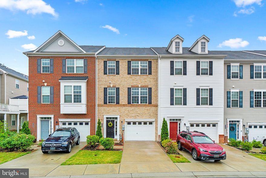 Summer fun starts at Morris Place!!! Gorgeous interior unit in light brick with 2400sqft of living space and available for September 6th move in! Freshly painted and deep/steam cleaned with blinds throughout! Spacious foyer with coat closet and access to 1-car garage/electric vehicle charger! Main floor features Bedroom #4 with full bath, double closets, and private rear entry! One level up is the marvelous open Dining/Kitchen/Living trio with the perfect deck and Powder in place! Rest and recharge on the third in your very own Primary Suite with two windows, dual closets, and a 4-piece bath plus linen! Generously sized Bedrooms #2 and #3 are just past the hallway full bath and stacked Samsung Laundry! Plenty of guest parking on driveway as well as unassigned street/lot! Enjoy the community event field/gazebo/grills/benches/sidewalks! Howard County Public Schools! Nearby Target, Walmart, Costco, Trader Joe's, Giant, Harris Teeter, Wegman's, Home Depot, Lowes, and many more retail establishments/restaurants! Close to I-95, Route 100, Route 175, I-295, Route 32, Route 29, Fort Meade, BWI Airport, Rockburn Branch Park, Blandair Regional Park, Lake Elkhorn, The Mall in Columbia, Arundel Mills, and Merriweather Post Pavilion! See you soon!!!