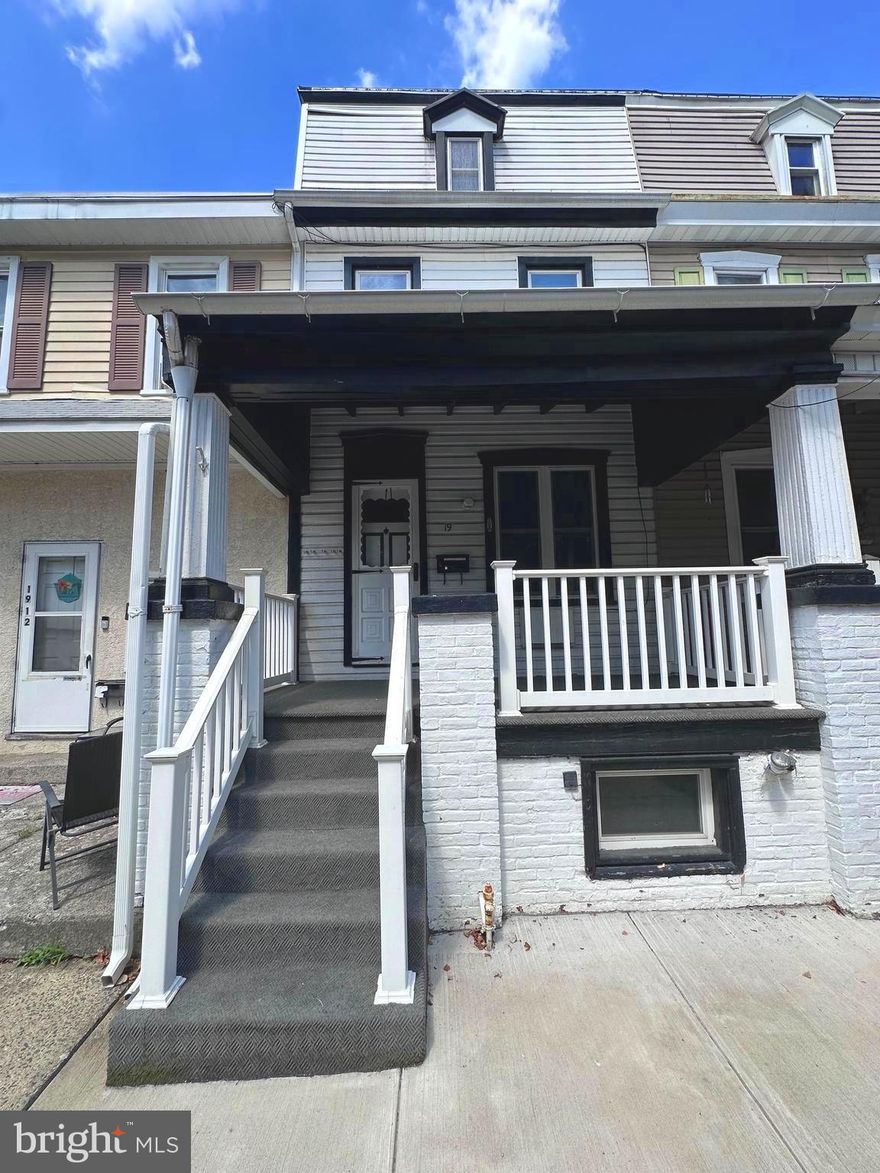 4 bedroom, 2 full bath row home in Pottstown close to Manatawny Park with eat-in kitchen, oil heat, full basement, updated electrical panel, newer concrete walkway, taxes $3136, fenced in yard, shed out back, carport/off-street parking, porch out front. This house has solid bones and ready for new owner. This is an estate sale. Bring in your offer....Call today!