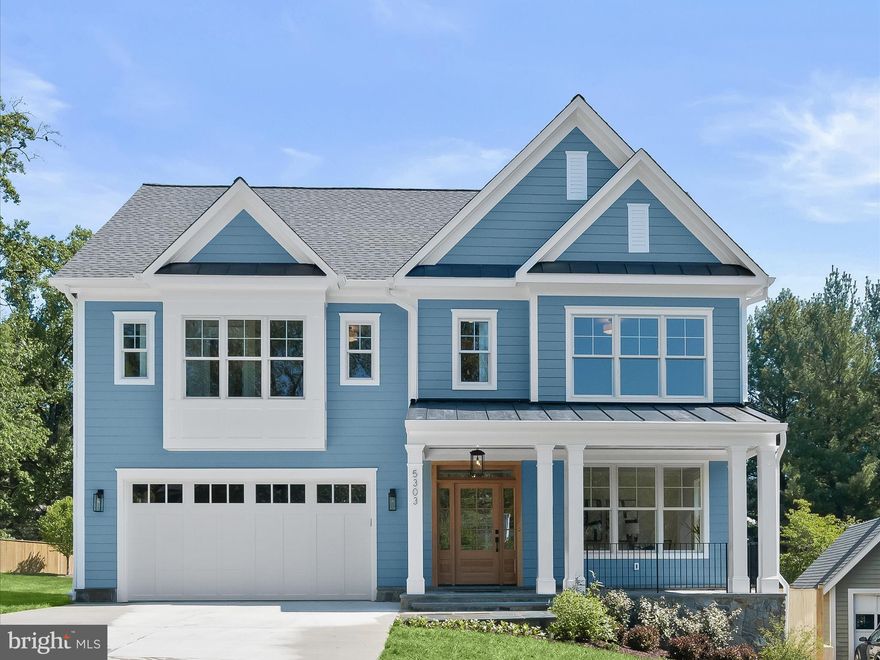 Outstanding new home by award winning C.M. Conlan  Construction & Builders is available for immediate occupancy.  Rare to find a new home with this sq ft, construction quality & lot size within a short walk to D'twn Bethesda/Metro & on a quiet street.  Huge 11,284 sq ft lot (over 1/4 acre) with spacious backyard area.<br/><br/>This 5BR/5.5BA traditional style home has impressive room sizes, an open floor plan  & the attention to detail is superb.  Upstairs are 4BR/4BA, a laundry room, & large bonus lounge area with dry bar/fridge.  The owner's suite has 2 custom walk-in closets & a luxury bath with soaking tub, shower & double sink vanity.<br/><br/>The main level features a front porch, 2-car garage, mud room, den/office, dining room, & huge island kitchen with Quartz countertops, custom cabinetry, 4 chair breakfast bar, pantry, & top-of-the-line SS appliances (Wolf 6-burner gas stove w/griddle, 48" Sub-Zero refrigerator & Bosch dishwasher).  There is also a breakfast room, coffered ceiling great room with gas FP & wall of SG doors to backyard patio, butler pantry with sink & mini Sub-Zero wine fridge, powder room, & level walk out to rear screened porch & backyard.  The basement is finished with BR/BA, large family room, and theater/exercise room.<br/><br/>Dramatic custom finishes are found throughout, including 9ft ceilings, detailed millwork, sun-drenched windows & doors, stylish lighting, & wide-width white oak hardwood floors (1st & 2nd levels).  To print floor plan, go to documents section. The  FFBC (front foot benefit charge) & property taxes amounts are estimated. Seller prefers Paragon Title for settlement