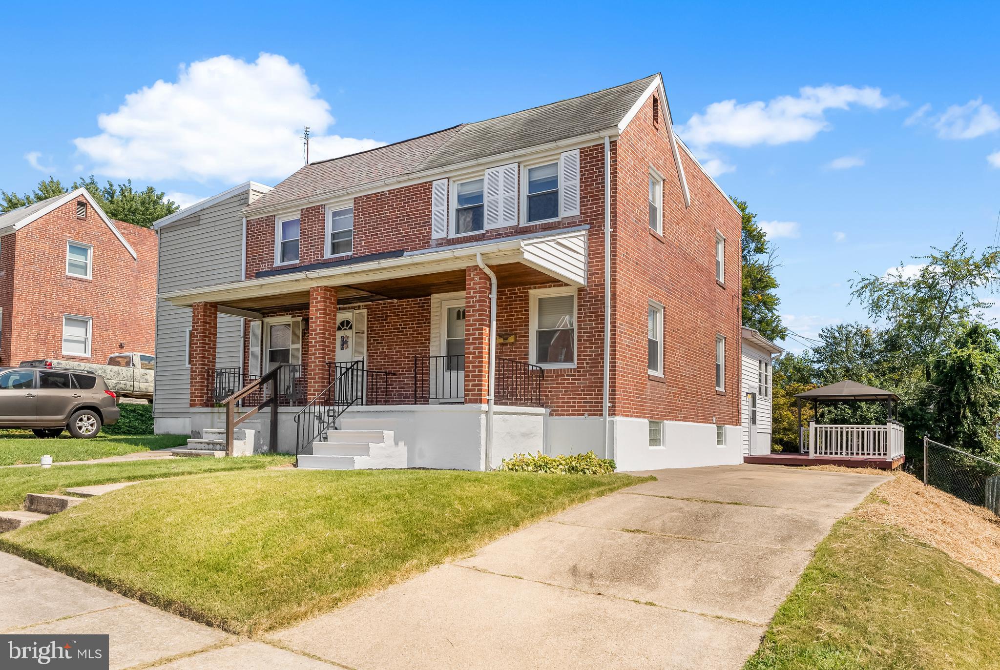 Nestled in the charming Ken Knoll neighborhood, this delightful Brick Semi-Detached home offers a perfect blend of classic character and modern comfort. Built in 1952, this residence boasts a warm and inviting atmosphere, ideal for creating lasting memories. Step inside to discover a thoughtfully designed layout featuring 2 bedrooms and 1.5 bathrooms, providing ample space for relaxation and daily living. The heart of the home is welcoming, living Rm that flows seamlessly into the dining space both with crown molding, perfect for entertaining friends or enjoying quiet evenings at home. The home has original hardwood floors on the first and second floors that have just been refinished. The Updated kitchen space opens into the DR as well as the back extension sunroom making this home a total of 1146 Sq Ft. Use this as additional living space or a home office! The 1st floor Powder Rm finishes off the first floor. Connecting stairway to Lower-level Recreation /Family Room with Wet Bar and Gas Burning Fireplace with beautiful mantel and built-ins. Enjoy the outdoors on your L shaped 440 Sq Ft /Deck with a Gazebo canopy area. Outside, the manageable 0.09-acre lot provides a quaint outdoor space for gardening or enjoying a morning coffee. Parking is a breeze with 3 off-street spaces and on-street parking, ensuring convenience for you and your guests. Located in a vibrant community, you’ll find local parks, shops, and dining just a short distance away, enhancing your lifestyle with easy access to everything you need. This home is not just a place to live; it’s a canvas for your dreams. Embrace the opportunity to make this charming residence your own and experience the warmth and comfort it has to offer. Don’t miss out on this gem in Ken Knoll! 1 Yr Home Warranty. 2018 Roof, 2024 Main Sewer Line replaced.