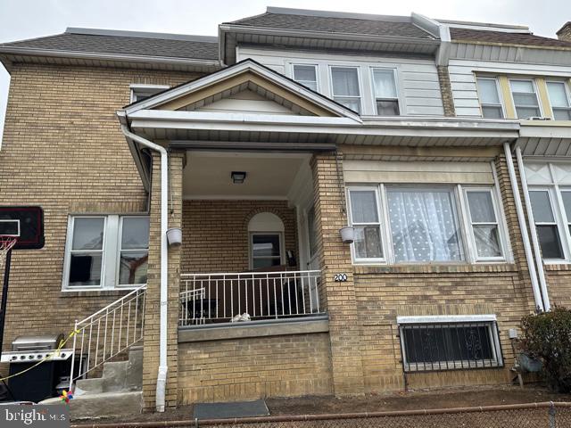 Welcome to this Large well maintained 3-bedroom, 2-bath extremely RARE end-unit townhome on a corner lot in the Bywood section of Upper Darby. This home is at the End of the block with no neighboring or connected home and is substantially larger than the neighboring rowhomes and additionally includes a more desirable and usable floor plan. A covered front porch invites you in through the heated sunroom, showcasing elegant hardwood floors with decorative ribbon inlay throughout the home. Inside, the formal and spacious living and dining rooms boast rich hardwood flooring and plenty of natural light, perfect for entertaining or relaxing. The kitchen features a ceramic tile floor, granite countertops, s/s dishwasher, garbage disposal, under mount sink, ample updated and modern cabinetry, a cozy breakfast nook with hardwoods for casual dining and exterior door to an outside covered deck. Upstairs, the spacious master bedroom includes a private en-suite bath with a stall shower and linen closet, complemented by 2 additional bedrooms with mirrored closets and a tiled full hall bathroom with linen closet. A stained-glass skylight and gleaming hardwood floors enhance the second-floor hallway. Additional highlights include a large lower level with laundry area and hookups, mechanicals, powder room, storage area, and exterior door to rear shared alleyway. one-car garage, two fenced front/side yards for privacy and pets or children play areas. Conveniently located near public transportation-buses and trolley lines, 69th street Transportation Hub and 69th Street shopping and local amenities, this home offers both charm and accessibility.