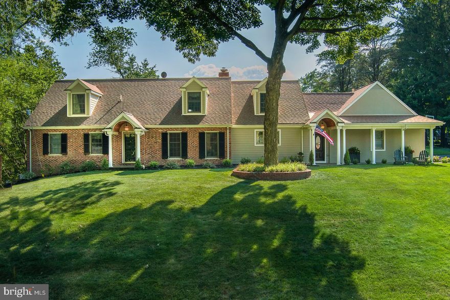 The moment you step into 542 Tory Hill Rd, you'll be captivated by the beautifully updated Kitchen that effortlessly transitions into the stunning Family Room. The updated gray and white marble bathrooms, abundant natural light, spacious rooms, and flat backyard all contribute to the home's tremendous appeal. Located in the highly desirable Shand Tract neighborhood, known for its vibrant community spirit and array of activities, this expanded and updated Cape, with 4 bedrooms and 2.2 baths and approximately 3800 square feet of living space, sits elegantly elevated from the street. You'll immediately know this is the house for you.
Upon entering this lovely home, you'll discover more space than you ever imagined. The beautifully updated Kitchen features stunning quartz countertops, a subway tile backsplash, and modern lighting. The large Breakfast area includes a cozy fireplace and seamlessly flows into the expansive Family Room, which boasts large windows, built-in bookcases, wood beams, and dormer windows that flood the space with natural light. A glass French door opens to the flagstone Patio, perfect for effortless entertaining and enjoyment.
Adjacent to the Kitchen, you'll find a spacious Dining Room and Living Room that offer beautiful views of the Patio and backyard, enhanced by mature plantings for added privacy. The first-floor Primary Bedroom Suite, newly renovated in 2022, features a large walk-in closet, an en-suite Bathroom with stunning gray and white marble floors and countertops, double sinks, and an oversized frameless shower. The Home Office, which can serve as a fourth Bedroom, is conveniently located nearby.  Completing the first floor is a large Mudroom/Laundry Room with direct access to the attached 2-Car Garage along with a Powder Room. The layout allows you to walk from the garage to the Primary Bedroom without encountering any steps.
Upstairs on the second floor, you'll find two oversized Bedrooms, an updated Bathroom with elegant gray and white marble tiling, an oversized hall closet, and a spacious walk-in Attic that could easily be converted into a fifth Bedroom. 
The expansive finished lower level serves perfectly as a Media/Playroom/Workout Area, featuring three full-size windows that offer abundant natural light. It includes a door leading to the back and side yards, a convenient Half Bath, and a sizable unfinished Storage Area.
The home resides within the Tredyffrin-Easttown School District, celebrated for its top-ranked public schools, ensuring an exceptional educational experience. Conveniently located close to major commuter routes, shopping destinations, and dining establishments, including downtown Wayne, Gateway Shopping Center, Whole Foods and Wegmans, the Devon Horse Show, and Septa Regional Rail. Take the opportunity to make this wonderful home yours and join one of Devon's most desirable neighborhoods.