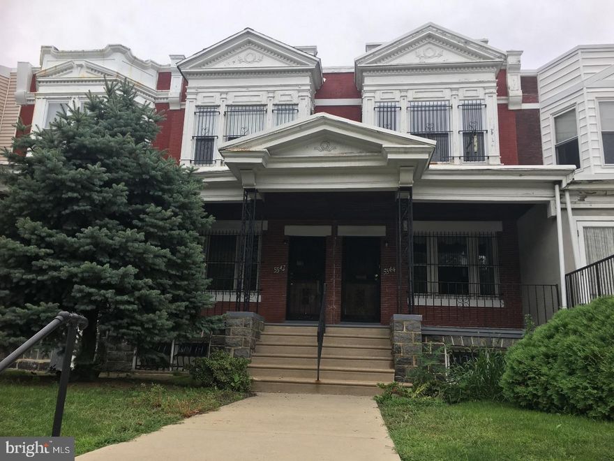 GREAT potential for owner occupied or investor!  This home is located in the booming section of Cobbs Creek. This is a rare opportunity to own a property that was once two-connected row homes.  The home was made into one home decades ago, and has been functioning as a rooming house.  The home has been nicely maintained, with an updated kitchen and newer carpet. Come with a little vision, and you will see there is a great opportunity waiting for you! The property is currently zoned commercial, but it is in the middle of a residential block.  Buyer assumes responsibility to contact the city regarding zoning.  Property is being sold as-is, seller will make no repairs.  Seller has no first hand knowledge of the property, as the seller as never lived in the property. Buyer is responsible for all township or lender requirements or certifications. This property is located across the street from the local hospital, and is close to transportation.