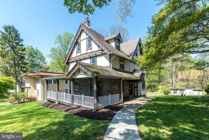 This Beautifully maintained and renovated triplex is move-in ready and is an exceptional opportunity for both owner-occupants (have 2 units help pay portion of the mortgage) and investors. It is situated in a quiet neighborhood with on-street parking plus has a 2-car carport situated at the rear of the property providing another revenue-generating opportunity and a small side and rear yard. The 1st floor unit has private access from the front porch or can be entered at the shared entrance at the side of the building. Enjoy morning coffee or relax in the evening on the inviting front porch of the first-floor unit. This unit has 2-bedrooms, LivingRoom/DiningRoom area, eat-in kitchen, and tiled bath with tub/shower combo. Kitchen has single Stainless sink and access to the rear yard. Bedrooms and LivingRoom have lighted ceiling fans; Dining area has Chandelier. Plank flooring is throughout this unit. Second-floor unit also has 2-bedrooms, LivingRoom, efficiency Kitchen with single stainless sink, large Dining area with Chandelier off Kitchen and Tiled Bath with tub/shower combination. There is a large Hall Linen closet. Plank Flooring is throughout as well as lighted ceiling fans. Third-floor unit has 1-bedroom, eat-in Kitchen with large Pantry, Livingroom, Hall Coat Closet and an extra room for Storage. Bath is tiled Shower Stall. Flooring is mixture of hardwood and Plank. All rooms have lighted ceiling fans. Both 2nd and 3rd Floor units have exterior Fire Escape accessed via Kitchens.  Basement has Laundry with utility sink,  washer and dryer included. All units are Electric cooking complete with Refrigerator (Unit 1)  and ALL are U&O compliant. Located not far from University City, the International Airport, and I-476, offering small-town charm and big city convenience with convenient access to Philadelphia. The property is close to the regional rail station, Community College, and even closer to Lansdowne's shops, restaurants, Saturday farmers’ market May thru Halloween, and newly-renovated theater!