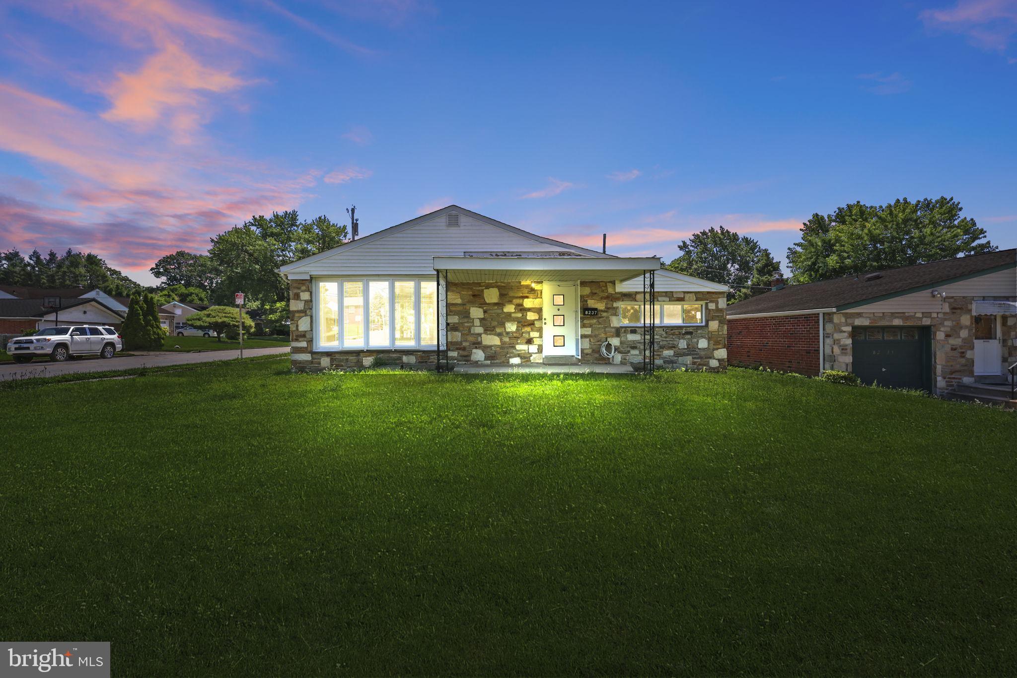 Welcome to 8237 Verree Rd.—Where Comfort Meets Convenience in the Heart of Fox Chase! Tucked into a sunny corner lot on a serene level block, this charming masonry rancher delivers the perfect balance of timeless character and modern potential. Boasting three spacious bedrooms and one and a half baths, this home invites you to imagine life unfolding in its bright and airy spaces.
Step into the oversized living room, where a striking mirrored accent wall reflects warmth and elegance—perfect for entertaining or winding down. The adjoining dining area flows seamlessly into the heart of the home: the kitchen, which opens to a bonus room that can effortlessly transform into your dream office, creative studio, playroom, or fitness nook.
Downstairs, a generous basement with a dedicated laundry area offers endless possibilities—storage, hobbies, or even a future recreation zone. Outside, the detached garage and private rear walkway guide you to a cozy enclosed porch—a peaceful spot for morning coffee or evening chats.
This home is more than just a place to live—it’s a canvas for your vision. And with public transportation and shopping just minutes away, it offers unbeatable convenience in a sought-after neighborhood.