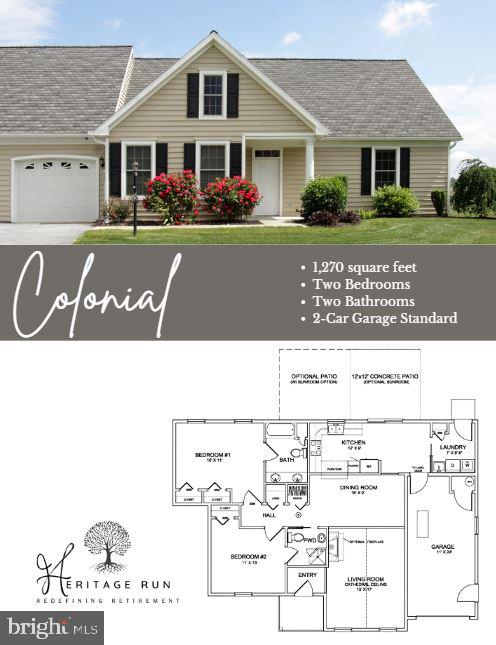 ***TO BE BUILT*** Colonial model- 3 bedrooms, 2 bathrooms, 2 car garage. We have several models ranging from 1,035 sq ft with a 2 car garage up to 1,689 sq ft with a 2 car garage.
HOME TO BE BUILT - Woodland Contractors custom built homes - Choose or customize one of our many floor plans. Photo is a representation of the Windsor model. No accessed value at this time.
There is not a premium or upgrade fee for any lot in our community. Some lots will not allow for a larger blueprint. The list price is the base home price only.
Current model home is located at 108 Allwein Dr - open Saturdays 11-1pm or by appointment.