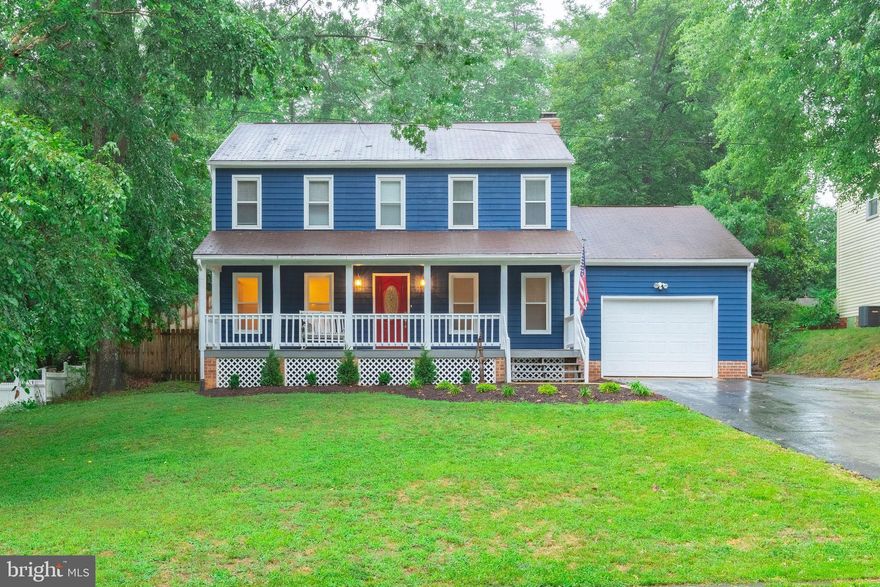 Lovely colonial on cul-de-sac lot in amenity filled Aquia Harbour ready for new owners. Enjoy swinging on the front porch or relax on the back deck. You will love the huge fenced in yard that backs to the golf course! Home has been freshly painted with new carpet in the upstairs bedrooms. HVAC replaced in 2018 & new fence built in 2017. Windows are less than 10 years old and the water heater was replaced in 2013.