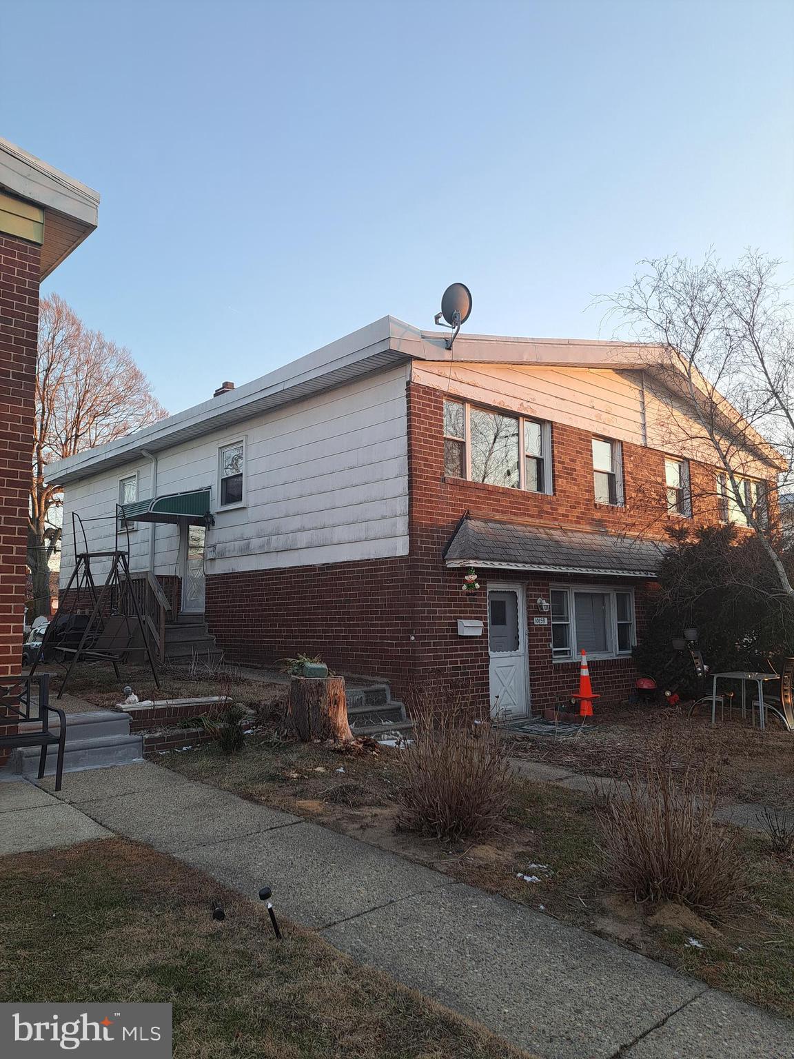 A great opportunity to own a duplex in a red-hot Northeast Philly. Perfect family residence or a solid money maker for investor. Each unit offers its own private entrance and access to a shared basement laundry and individually controlled Central Heating and Central A/C. The first-floor tenant-occupied unit features a nice layout with a living/dining room, a well-equipped kitchen, one comfortable bedroom, and a full bath with tub and shower. The second-floor unit, occupied by a long-term tenant boasts an inviting open design with a spacious living room, dining area, eat-in kitchen, generously sized bedrooms, and a full bathroom. This home features a shared parking in the back with dedicated spots for two cars. Both leases are month-to-month. All utilities, including water, are paid by tenants.