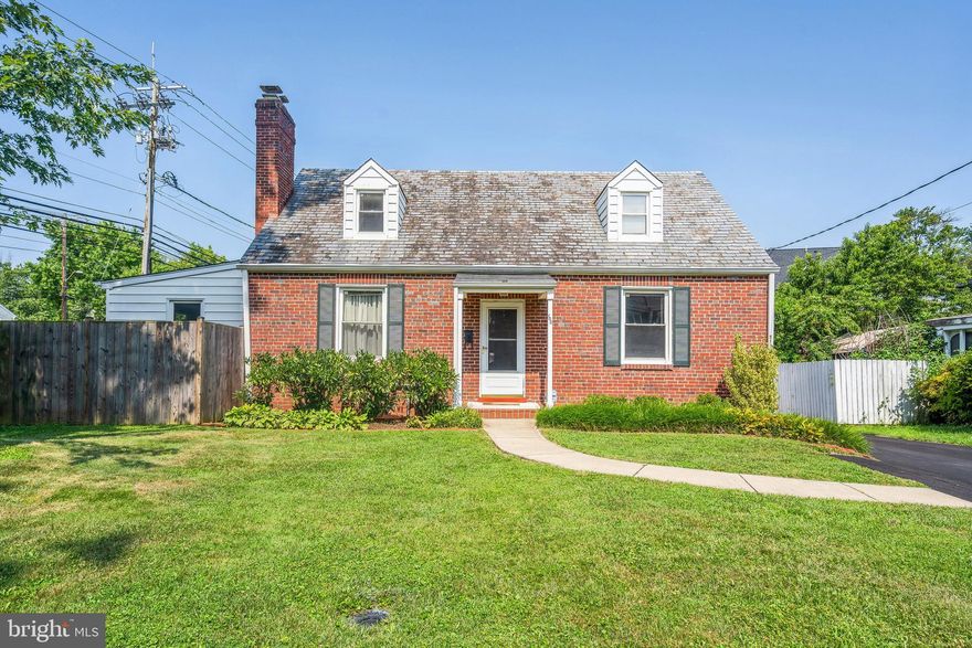 All offers are due by 5pm Monday, August 14th. 
his well-maintained Cape Cod conveniently situated at the edge of downtown Bethesda is on a spacious corner lot with a fenced yard with gate access.  Plentiful windows in the dining room, living room, and sun porch bring in cheerful light.  There’s a cozy fireplace in the living room; hardwood floors throughout lead to two bedrooms and a full bath on the first floor.  Upstairs, the hardwood floors and 2nd full bath create a warm and comfy setting for what can be two bedrooms, or a playroom, and/or a study/office, plus an open bonus space.  The clean and dry basement has plenty of light, a washer, dryer, utility sink, and bathroom facilities. The detached, restored garage has additional space for storage or a workshop; the driveway has been recently resurfaced.  Nearby are a bus line and the Metro,  Suburban Hospital, NIH, and Bethesda's many restaurants.