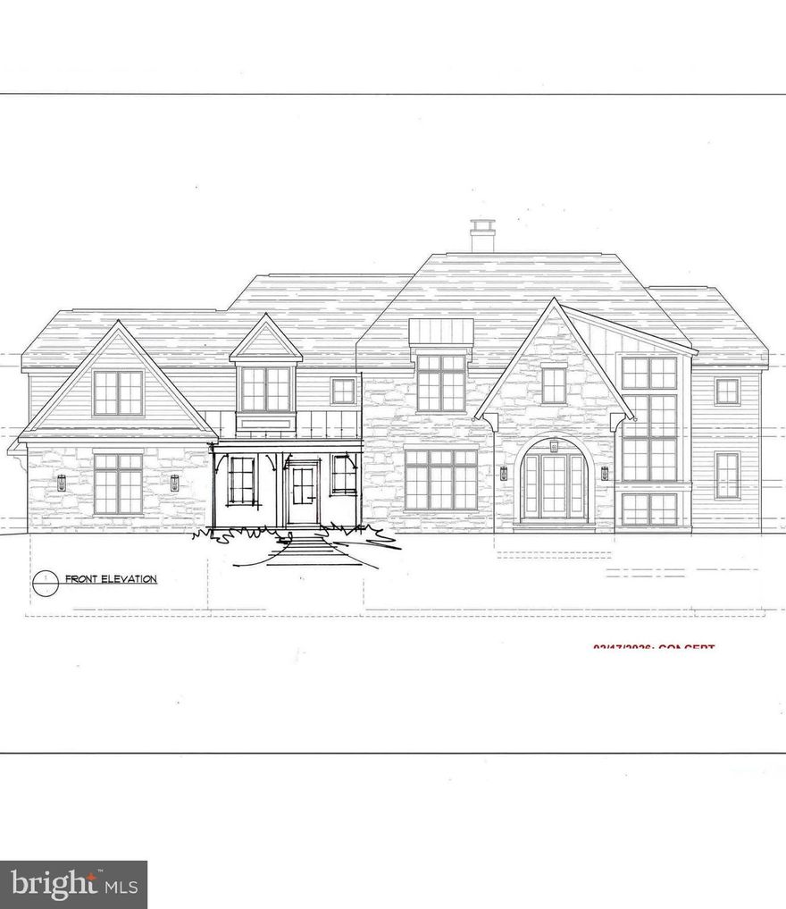 Step into timeless sophistication in the heart of Gwynedd Valley, the area’s most exclusive address. This brand-new luxury residence has been thoughtfully designed with an emphasis on elegance, comfort, and convenience. From the moment you enter through the grand two-story foyer, you’ll feel the scale and presence of this extraordinary home. The intimate formal dining room sets the stage for unforgettable gatherings, highlighted by a distinctive barrel-shaped ceiling that adds drama and refinement. A scullery supports effortless entertaining, while the first-floor office suite doubles as a private guest retreat. The covered porch, visible from nearly every corner of the main level, is an entertainer’s dream—complete with an outdoor fireplace for cozy evenings year-round. Upstairs, the primary suite is a spa-inspired sanctuary featuring an enormous shower with dual shower heads and a gigantic walk-in closet that redefines luxury. Each additional bedroom on the second level enjoys the privacy of its own en-suite bathroom. Perfectly positioned between Ambler and Blue Bell, this home offers unmatched access to dining, shopping, and conveniences, with McCaffrey’s, Whole Foods, and top-tier retail centers just minutes away. Located in the Wissahickon School District, with excellent private school options nearby, this residence is as practical as it is breathtaking. Available Winter 2026, this is a rare opportunity to own in Gwynedd Valley, and with a short window remaining to make final selections, early buyers can personalize this estate to reflect their vision of luxury living.