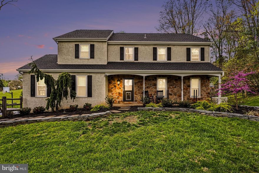 Welcome to 1102 Lantern Circle, where comfort, charm, and thoughtful updates come together in the heart of Kimberton. Surrounded by scenic farmland and rolling hills, the approach to the home is truly special, with lush raspberry bushes, and blackberry bushes lining the driveway, offering a literal taste of the good life.

Step inside through the impressive foyer featuring cathedral ceilings and gleaming hardwood floors that immediately set the tone. From there, flow into the warm and inviting living room, highlighted by a stunning stone fireplace and direct access to the rear deck—perfect for seamless indoor-outdoor entertaining. The living room opens into a beautifully updated eat-in kitchen complete with granite countertops, a striking stone backsplash, and stainless steel appliances. Just beyond, you’ll find the formal dining area and a spacious family room with a second fireplace and custom built-ins.

The main level also offers the convenience of a laundry room, powder room, and recessed lighting throughout. Upstairs, the primary suite is a true retreat with a walk-in closet and an elegant en-suite bath, accompanied by three additional generously sized bedrooms. The fully finished basement provides incredible bonus space for a home office, gym, or media room.

The outdoor oasis is where this property truly shines. Relax in the beautifully maintained in-ground pool and hot tub, with a recently upgraded saltwater system, or unwind in the luxurious barrel sauna. The backyard is a gardener’s dream, featuring organized raised bed gardens, Peach trees and a private greenhouse, perfect for year-round cultivation.

Peace of mind comes standard here, with a brand-new roof installed in 2025 and a full standby generator. Located just minutes from Phoenixville and King of Prussia, this home offers unbeatable access to major routes including 113, 23, 422, and the PA Turnpike making commuting a breeze.
This home checks all the boxes—space, style, and location—just minutes from everything the area has to offer.