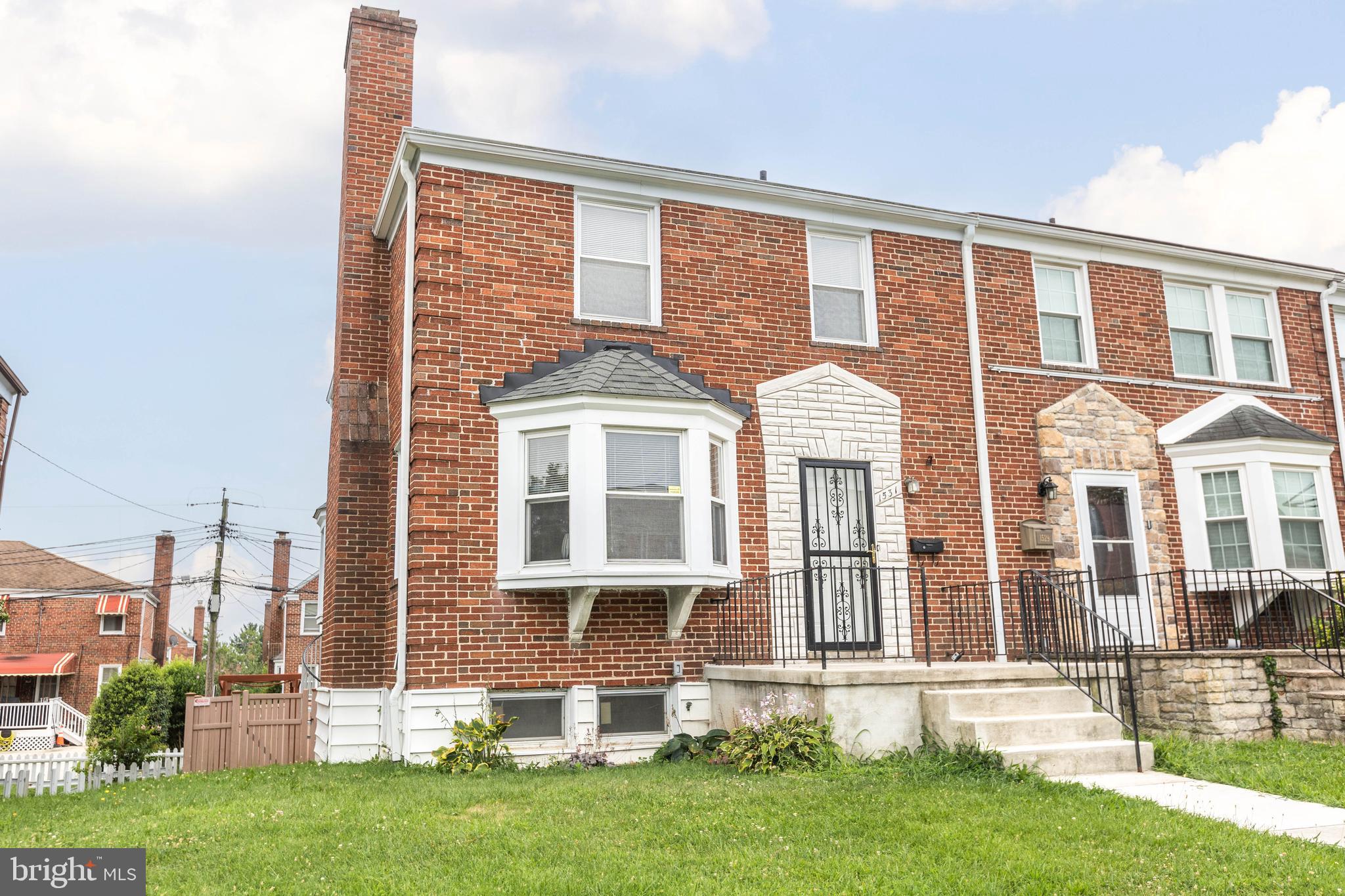 Great value! Large end-of-group townhouse in Ednor Gardens/Lakeside Area. Lots of recent improvements including fresh paint & refinished floors. The main level features large living & dining rooms and modern kitchen. Three generously sized bedrooms on the 2nd level along with a full bathroom. Partially finished basement offers additional living space as well as great storage. Cool spiral staircase from kitchen to awesome rear backyard. Roof approximately seven years old & HVAC from 2021. Move-in ready!