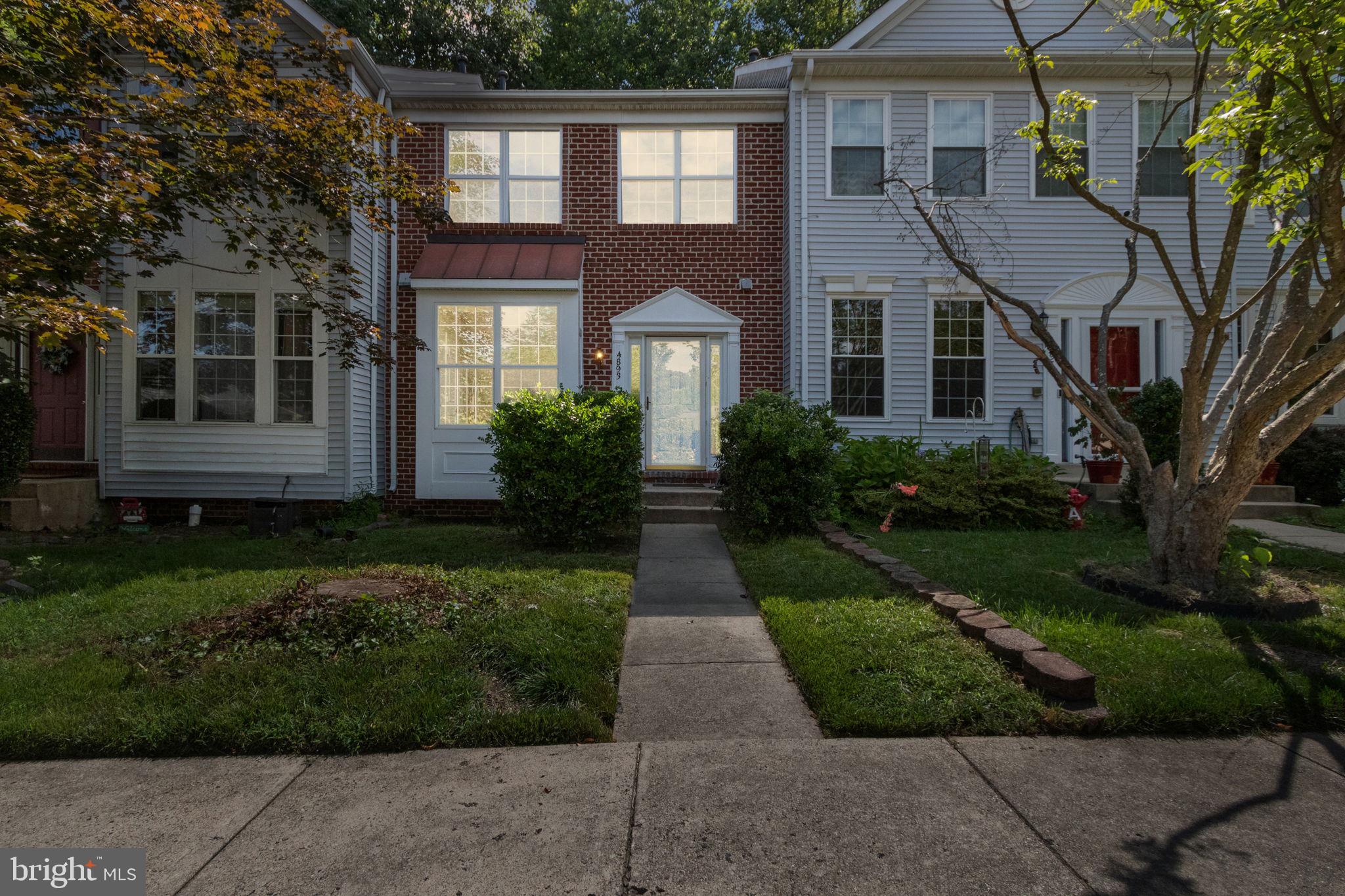 Buyers, take advantage of a $7K seller credit and 1% lender credit with using our preferred lender when purchasing this home - this an amazing savings opportunity! Welcome home! This all-brick townhome features over 2,000 square feet of beautifully updated living space across three finished levels. The entry level welcomes you with a bright kitchen and breakfast nook, perfectly positioned near the front of the home. A nearby powder room adds convenience, while the main level continues into a dedicated dining area and a spacious living room that opens directly to the backyard, offering the opportunity to customize the outdoor space with a deck or fence to suit your lifestyle. Upstairs, you’ll find three well-appointed bedrooms, including a well-sized primary bedroom with a serene bathroom featuring dual vanities, a soaking tub and separate shower. The laundry is thoughtfully placed just outside the primary suite, with a full hallway bath serving the additional bedrooms. The finished lower level adds valuable flexibility with a bonus room, full bathroom, spacious utility/storage space, and a cozy flex room with a fireplace—ideal for a guest suite, or media lounge. With fresh paint, new carpet, and beautifully renovated kitchen and baths, this home is move-in ready with nothing left to do but settle in. Conveniently located just minutes from I-95, local shops, restaurants, parks, the library, and scenic trails—4893 Benecia Ln delivers comfort, style, and room to grow in a location you’ll love.