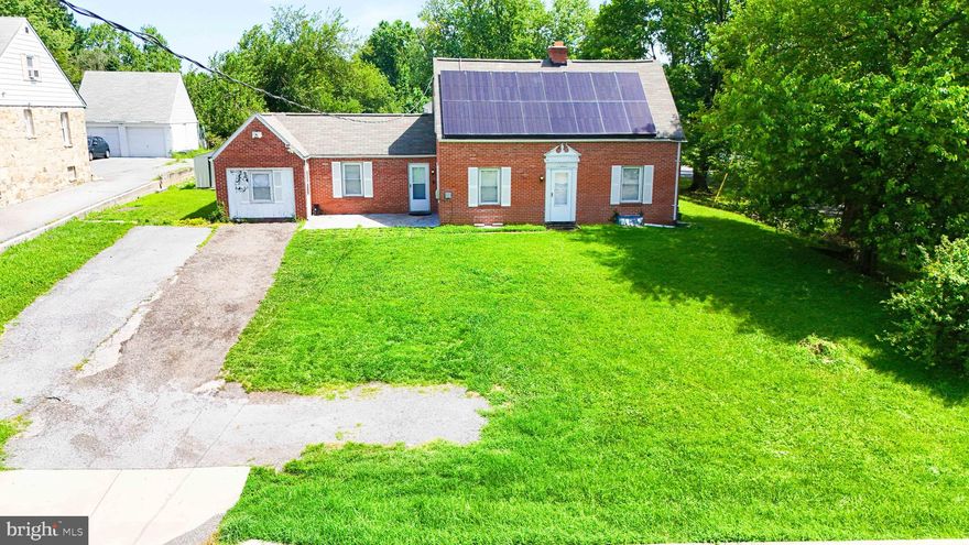 Charming Cape Cod with Main Level Primary Suite and Spacious Yard

Welcome to 9210 Liberty Road — a classic all-brick Cape Cod nestled on a generous 0.40-acre lot in Randallstown. This 3-bedroom, 2-bathroom home offers over 1,400 square feet of living space across three levels, including a full basement and a convenient main-level primary bedroom.

Inside, you'll find a traditional yet functional layout featuring a bright living room, separate dining area, and a cozy kitchen with ample cabinet space. The main level also includes a full bath and a spacious primary suite, providing single-level living convenience.

Upstairs, two additional bedrooms share a full hall bath, while the lower level includes a large open basement and a separate storage area — ideal for future finishing or ample storage needs.

Enjoy the flexibility of indoor/outdoor living with a sizable front yard and backyard, perfect for gatherings, gardening, or simply relaxing in your own private green space.

With solid bones this home presents a great opportunity for personal customization or value-add updates. Conveniently located near major commuter routes, shopping, schools, and parks.

The property is being sold with the solar panels. 

Don’t miss your chance to own this well-located home with room to grow!