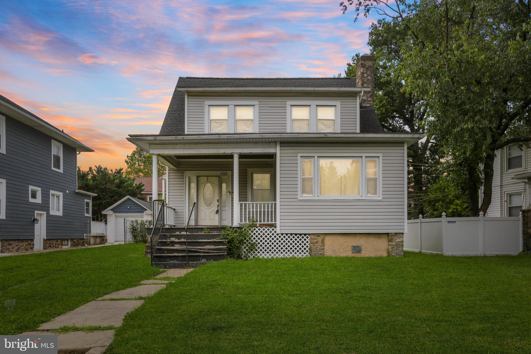 Investor Special or Sweat Equity Opportunity! Welcome to 3406 Edgewood Rd., a spacious 4-bedroom, 3-bathroom detached home located in the desirable Arlington neighborhood of Baltimore. With over 2,000 square feet of potential and strong comps supporting ARVs exceeding $400K, this property presents a compelling opportunity for savvy investors looking for their next value-add project or for homeowners ready to customize their dream space using a renovation loan. The home offers a classic covered front porch and sits on a deep lot with a driveway, detached garage, and fenced rear yard. Inside, you’ll find generous room sizes, hardwood floors, a large eat-in kitchen with gas cooking, and a main-level full bath. The second level hosts spacious bedrooms and a full bath, while the basement includes an additional bedroom, bathroom, and plenty of storage potential. This property is structurally sound with many original features intact and just waiting to be revitalized. Whether you're looking to flip, hold as a rental, or transform it into your forever home, this is your chance to build equity in a rapidly improving area.
Don’t miss out on this promising opportunity—schedule your showing today and explore the full potential of 3406 Edgewood Rd. before it's gone.