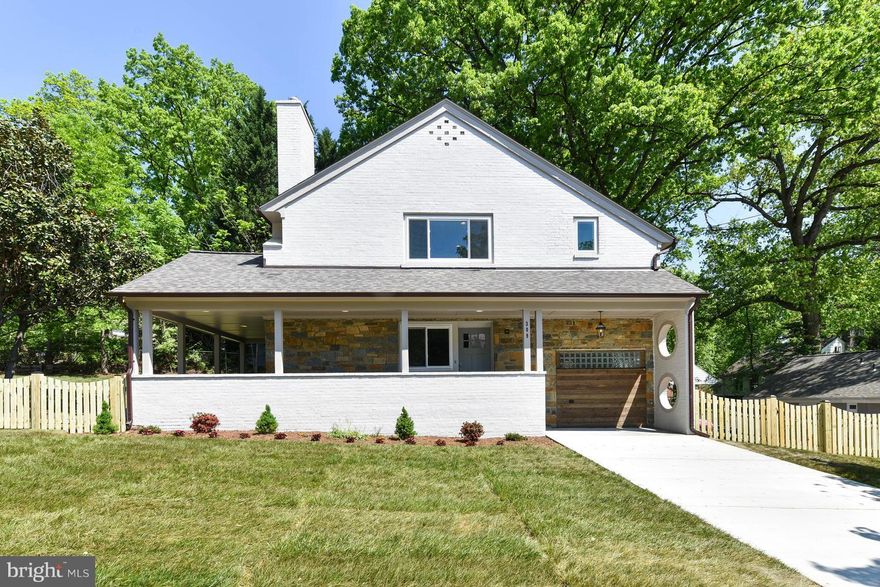 Total renovation,  just about everything but the brick and stone exterior are new. Redesigned space to increase bathrooms, closets and kitchen. Unique, "international" designed homes in Monticello Park. All bathrooms have beautiful tile, kitchen is expanded, private deck added, even a new roof and driveway installed. Exceptional location in George Mason elementary school pyramid.