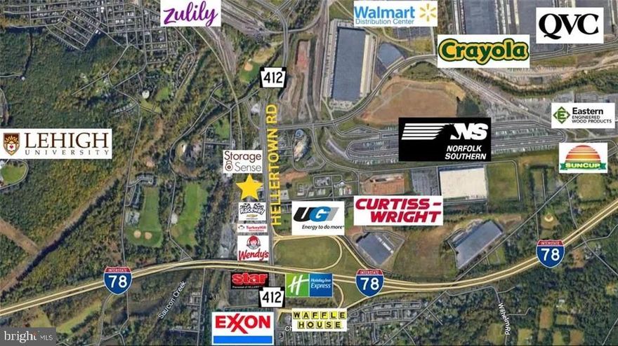 Endless possibilities on this commercial property located on heavily traveled Rt 412 (Hellertown Rd, Bethlehem). This .75 acre property is zoned General Commercial with a ton of options, from fast food to service stations. Sale includes four parcels (1028, 1030, 1032, 1034). Located close to downtown Bethlehem, Sands Casino, Lehigh University, and many other local attractions.