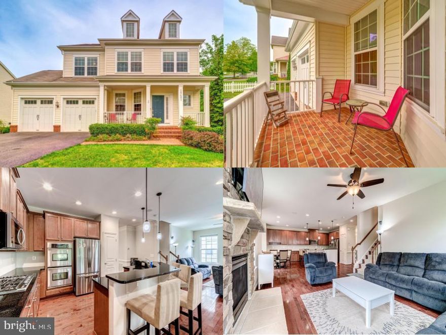 Beautiful Colonial with 4 bedrooms and 3.5 bathrooms in the highly sought after Powells Landing community. Immediately upon entering the home you are greeted with updated features, such as gorgeous rich hardwood floors and fresh designer quality paint that carries you into the open concept  kitchen \ dining \ living spaces. The kitchen provides upgraded design features such as granite countertops, stainless appliances, double ovens, a large two level island, spacious pantry and ample storage space for anyone who loves to cook. Off of the dining room is quick access through french doors out onto the large composite deck that offers the perfect space for relaxing or entertaining. The view off the deck is a peaceful serene view of trees that line the outside of the updated fully fenced yard. Back inside walking into the living space you will find your stone clad fireplace, another elevated perk provided in this home. The upper-level features 3 bedrooms and 2 full bathrooms, which includes the stunning owner’s suite with a fantastic walk-in closet and impressive en-suite bathroom with stylish glass shower enclosure. The lower level offers an oversized recreation room with updated LVP flooring and endless room for entertaining or relaxing. There is also an additional den, full bath, and extra storage room. With the 4th bedroom in the basemen this space could be a great potential space for a guest space, in-law suite, whatever you can conceive really. Beyond the many updates in the home is the great location and amenities of the location. Easy access to many commuter routes, Quantico and Ft. Belvoir, the VRE, shopping, parks & schools. 3 full-service marinas within a 10- 15-minute drive.  The community of Powells Landing offers plenty of options for building your connections within a community with its community center, sizable community pool, tot lots & walking trails. This home is the perfect blend of elevated affordable livability with an incredible location. Come see it for yourself!