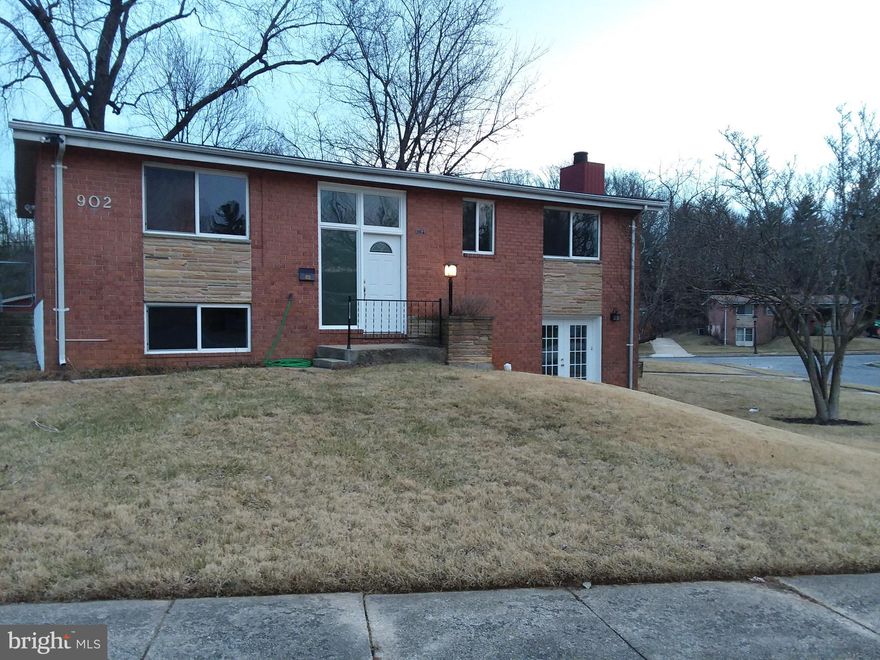 New renovation with three bedrooms on the upper level, and a large family room and very large  bedroom on the lower level. New kitchen cabinets, stainless appliances, bath vanities, light fixtures and more. There's a large patio and fenced rear yard perfect for cook outs and play equipment.