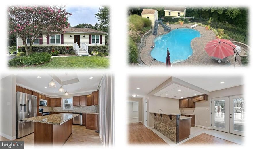 Who are the Lucky New Home Owners that will to get to Open the Pool this Summer?!! Exceptional Home * Recent Updates Include: Brand New Carpet February 2026 * REAL HARD-WOOD floors JUST RE-FINISHED * Updated Kitchen and Bathrooms, PRIMARY Suite with Dual Vanities and HEATED Floors* Full Finished Lower Level with flex-space that can be a 4th Bedroom, Work-Out Room, Office and a separate Family Room * Lower Level also boasts a full Granite Wet-Bar and Propane Stove to keep COZY on the COLD days/nights * Home is MUCH larger than it looks * FANTASTIC BACK YARD TO DIE FOR * Entertain in your Salt Water Pool with Slide and Fire Pit w/ Gas Line Prepped * Upper Level Trex Deck with Vinyl Railings that run the length of the Home and Beyond * Wrought Iron fenced yard goes beyond the fence line * Shed * Pool House Shed * and Paver Patio round out this GEM * New ROOF 2015* Exterior HVAC new in 2014 * DON'T MISS OUT!! Homes in THE HIGHLANDS go FAST!! * GREAT SCHOOLS * LIVE THE SALT LIFE YEAR ROUND!! You'll be less than 2 Miles to the Chesapeake Bay!! Enjoy all the Twin Beaches have to offer * Amazing Restaurants * Public Beaches * Marinas * Fishing Pier * Multiple Boardwalks * Rod N Reel Resort and Spa * Slots * Enjoy the Salt Life Year Round! Discover the Chesapeake and North Beach way of life! Easy commute to DC / Annapolis/Baltimore and JT Base Andrews * Neighborhood has Walking/Bike Paths * Tot Lot * Basket Ball Court * Sport Fields *