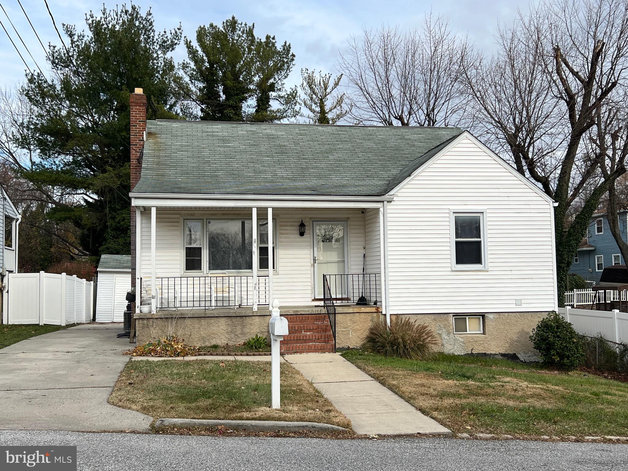 Unique opportunity in Carney Heights/Parkville. This charming, 4 bedroom, one and half bath Cape has been in the same family for two generations, and they have decided it’s time to pass the torch, presenting you with a fantastic opportunity. This home is conveniently located, on a quiet street, just several blocks from Harford road, and less than a half mile from 695. This property is priced to sell as it is in need of a cosmetic makeover, a few repairs, and a basement update. Being sold As-Is. Great starter home or rental.
Book your showing today.