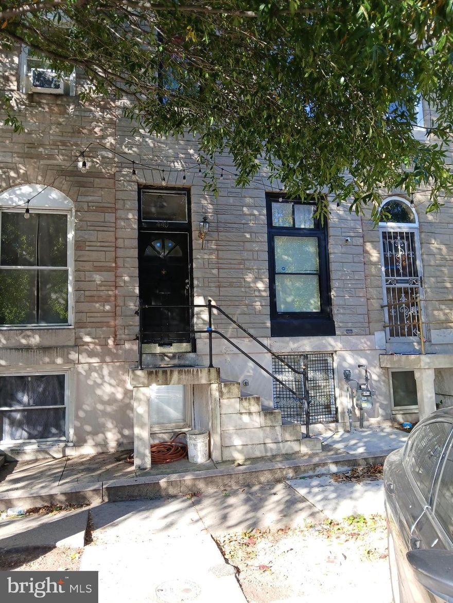 Highlandtown...Inside Of Group Townhouse Available...A little Love & Attention you could have an Adorable 4 Bedroom-2 Full Bath just the way you want. Hardwood floors throughout. Porch, Balcony.  Basement is unfinished. 
Good Investment Property. Come Out and Look!!
Close to Hopkins Hospital and being Sold as is