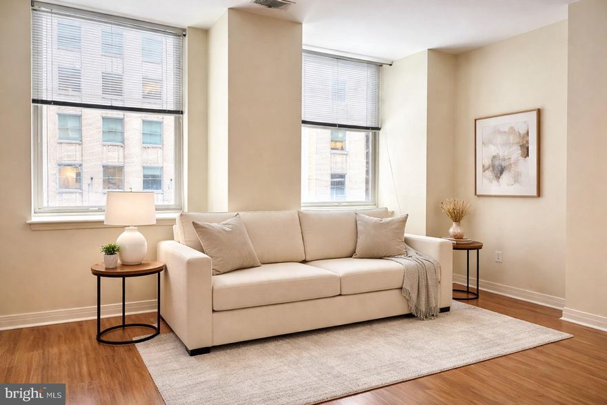 Studio Living in the Heart of Center City with 5-Star Amenities

Welcome to this well-appointed studio residence located in a premier Center City building offering true five-star amenities. Enjoy the convenience of full-time concierge service, a state-of-the-art fitness center, media room, stunning rooftop terrace, and valet parking. A rare highlight of this building is direct elevator access to Suburban Station, making commuting effortless.

Situated just steps from world-class shopping, dining, and renowned museums, this residence also offers quick access to I-95 and I-76, ideal for city living and travel beyond. Whether you’re seeking a primary residence, pied-à-terre, or investment opportunity, this studio delivers unmatched convenience, comfort, and lifestyle in the center of it all.