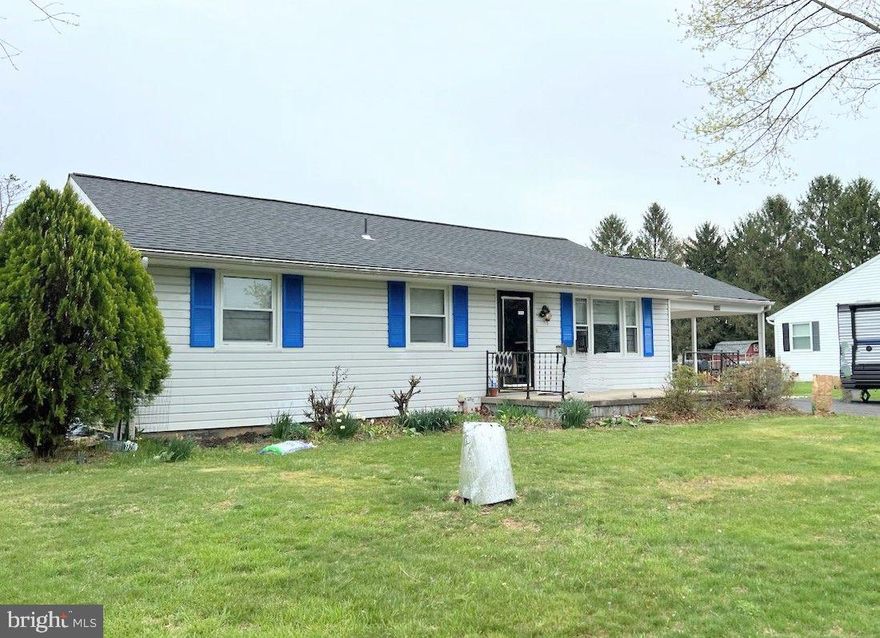 3 bedroom 2 bath rancher situated on a large, flat corner lot in quaint Manor Village neighborhood in Adamstown.  Hardwood floors, wood-burning fireplace (not used by owner), partially finished basement, carport and screened-in patio add to the great “bones” of this property. While the home could use some cosmetic touches, it is very much livable and move-in ready.  Court appointed trustee sale, currently tenant/owner occupied. Property to be sold strictly as-is, where-is.