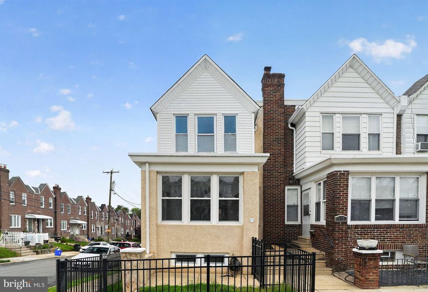 Welcome to Roxborough and step into this move-in ready two-story brick end of the row home with an open first-floor layout, featuring modern laminate vinyl plank floors. The living room, dining room, and kitchen are designed to let in ample natural light, creating a bright and airy space from its side windows.  

Experience the Comfort and Convenience of this wonderful home. Located at the intersection with Jannette Street, the home offers a sense of openness in a tight-knit neighborhood. The kitchen has been updated with plenty of storage, along with several newer appliances, a garbage disposal, a built-in microwave over the stove, and a dishwasher.  Just off the kitchen there is a 1st floor half bathroom.

The Spacious Living Areas provide ample room to grow.  The first floor provides a welcoming sun parlor along with a spacious living & dining rooms.  The second floor includes a full updated bathroom and three bedrooms with built-in closets. The basement offers additional space for clean & dry storage or can be converted into a bonus living area, complete with laundry facilities and a newer hot water heater.  Possibilities to transform this home’s blank canvas are endless for the new owner.

Significant upgrades have been recently made in the home.  Rewiring the entire electrical system throughout the home, adding new ceiling fans, updated lighting in the basement, new front doors, installation of fencing surrounding the property, roof recoating in 2025 and a fresh coat of paint throughout are some of the many updates completed to the home.  The basement, with matching laundry appliances, is ready for storage or a workspace which includes another half bathroom in the laundry area. 

Why this home is in your Prime Location.  This home is within the Cook-Wissahickon School catchment (Grades K thru 8) and is centrally located, with easy access to local amenities, public transportation (9, 27 & 32 bus routes along with nearby regional rail service too), and local access to the Philadelphia’s Fairmount Park system. The detached 1-car garage and well-maintained yard add to the appeal, making this home a must-see. 

Schedule your visit soon, as this gem is sure to attract attention quickly.