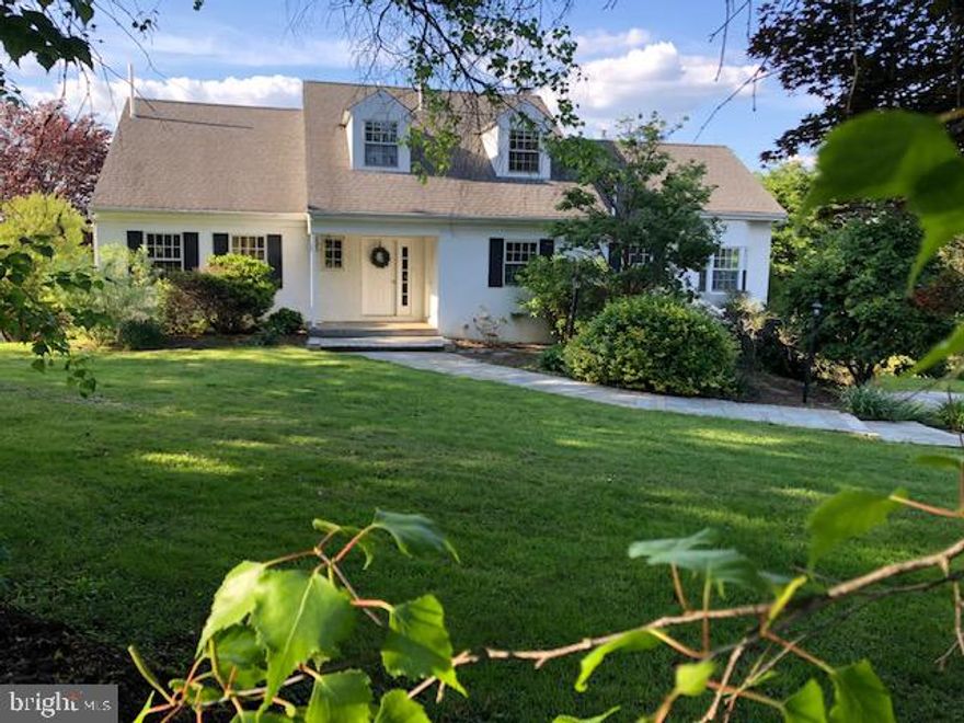 This property is all about the view, location and the privacy! Open field offers hilltop views in Chester County perfect for pasture or recreation in Unionville School district. 10.8 acre lot is located on the highest point of Bragg Hill Rd. Equidistant 15 minute drive to the center of West Chester or Kennett and under 10 minute drive to Unionville High School or Pocopson Elementary School.  Bragg Hill Road is closed to through traffic; gravel road part has now become a riding/hiking/biking trail. It is in essence a cul de sac neighborhood of twelve lots ranging from 10 to 35 acres all of which are deed restricted (or are in the process) from further subdivision.   Great access to horse riding, hiking and bike trails, ride out and walkout access to the 314 acres of Red Clay Alliance/BVA Conservancy and to Chester County Radnor Hunt meeting sites. Lot is under preferential tax rates of Act 319. House is a bright Cape Cod with large bedrooms on both 2nd floor and ground floor. Large great room with great light at all times of day with windows to north, east and south. Wood floors throughout with slate in mudroom and carpet in finished part of basement.  Deck looks out over North view of Brandywine River and where the historic Trimble’s ford lies, eastern view overlooks a neighbor’s vineyard while southern view is of Baker’s Woods. Areas available for pool, barn and pasture. Part of the original farm owned by Joel Baily featuring the Baily/Hickman House circa 1767. See attached documents in trend for aerial view of the lot and surrounding land.  Sale contingent upon completion of deed restriction. A portion of the lower level is finished making the total of  finished square footage 3200.