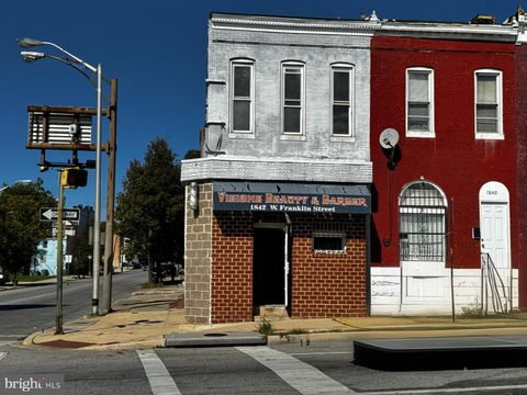 Photo of 1842 W Franklin Street, BALTIMORE, MD 21223 (MLS # MDBA2186818)