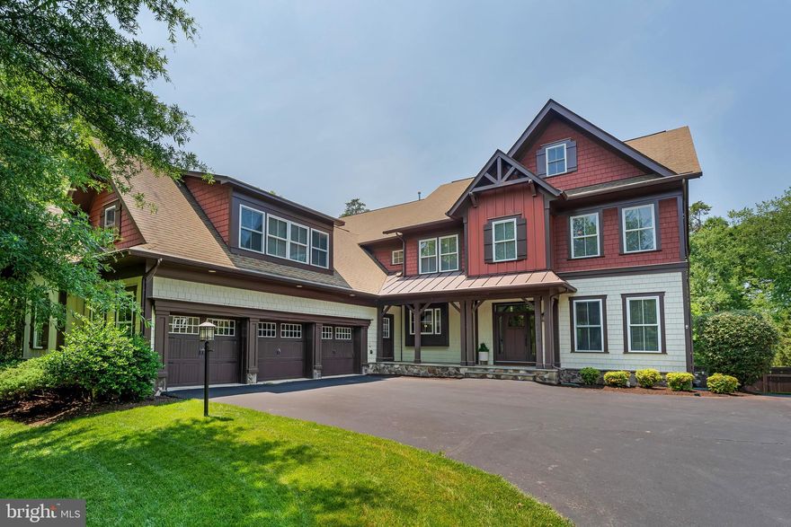 **OPEN HOUSE CANCELLED** Nestled within the prestigious Camp Glenkirk Saranac community, this exquisite Craftsman-style residence, built in 2007 and thoughtfully renovated in 2020/2021, offers an unparalleled blend of luxury and comfort. Spanning an impressive 7,566 square feet, this detached home is a sanctuary of sophistication, designed for those who appreciate the finer things in life. As you step inside, you are greeted by an expansive open floor plan that seamlessly integrates living spaces, adorned with rich new engineered hardwood and slate flooring. The gourmet kitchen is a culinary enthusiast's dream, featuring upgraded countertops, 2 spacious islands, and high-end appliances, including a built-in microwave, chef-worthy down-draft range, 2 dishwashers, and a prep sink in addition to the main sink. The upper levels boast six generously sized bedrooms, each designed with comfort in mind, and six luxurious bathrooms. The primary suite is CUSTOM and unlike any other Colden model in the neighborhood offering a spa-like experience with a dual water closets, corner soaking tub, dual vanities, a dual walk-in shower,  and walk-in closet. Additional interior features such as upgraded millwork including crown molding and chair rail, recessed lighting, and built-ins- all of which enhance the home's refined aesthetic. The basement is outfitted for multi-generational living or continuing your entertaining with nearly 2000 finished square feet, a full renovation completed in 2021. You'll find a custom kitchenette with bar and a full bath, along with additional laundry facilities. Step outside to discover a meticulously landscaped lot of nearly half an acre, offering a private retreat that backs to serene wooded areas and open common spaces. The extensive hardscape, complete with stone retaining walls and outdoor lighting, creates an inviting atmosphere for entertaining. Enjoy al fresco dining on the patio or screened-in porch, or unwind in the tranquility of your secluded rear yard with built-in stone fireplace, where the sounds of a nearby stream add to the ambiance. The community amenities elevate the lifestyle further, featuring a clubhouse, outdoor pool, jogging paths, and picnic areas, all within a secure, gated environment. With an attached oversized garage accommodating three vehicles and an asphalt driveway, convenience is paramount. This property is not just a home; it is a lifestyle choice, offering a harmonious blend of luxury, privacy, and community. Experience the beauty of suburban living with the convenience of modern amenities, all while surrounded by nature's splendor. Embrace the exclusive lifestyle that awaits in this remarkable residence.