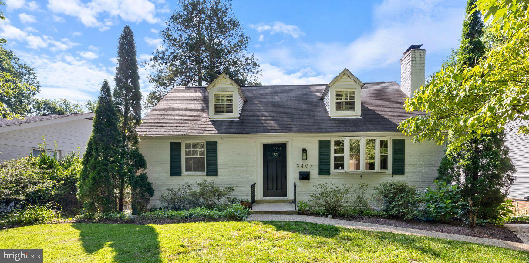 New Lower price! Welcome to this expanded, freshly painted Cape Cod—offering more space than most homes in the neighborhood and a bright, welcoming feel throughout. The main level features a cozy living room with a wood-burning fireplace and a large front window overlooking the green space across the street. The heart of the home is the open kitchen and dining area, updated with timeless white cabinetry, quartz countertops, and stainless steel appliances. The kitchen flows into a spacious family room filled with natural light from skylights and a wall of south-facing windows and doors that open to a large back deck—perfect for entertaining or a quiet morning coffee. The backyard is flat, fully fenced, and a true highlight of the property as its size allows for entertainment, family gatherings and maybe a soccer or volleyball game!
Two bedrooms and two updated full baths are tucked into a side wing on the main level, offering privacy and comfort. Upstairs, you’ll find two additional generous bedrooms—one with a walk-in closet and hidden bonus storage—as well as another updated full bath. The lower level offers two finished rooms ideal for a home office, gym, lounge or playroom, and walks out to a brick patio and backyard. There’s also a large unfinished utility space with plenty of potential for additional finished living space. Recent updates include a new dishwasher, refrigerator, washer, and dryer (all within the past 18 months), along with two new upstairs air conditioning units for added comfort and efficiency.
Located in a sought-after neighborhood just steps to Wyngate Elementary and close to North Bethesda Middle and Walter Johnson High School. You’re minutes to Wildwood Shopping Center, Westfield Montgomery Mall, and downtown Bethesda. NIH, Suburban Hospital, Walter Reed, and the Medical Center Metro are all easily accessible—with a bus stop just a block away. With thoughtful updates, incredible natural light, and a location that truly can’t be beat, this home is ready for you to move in and enjoy.